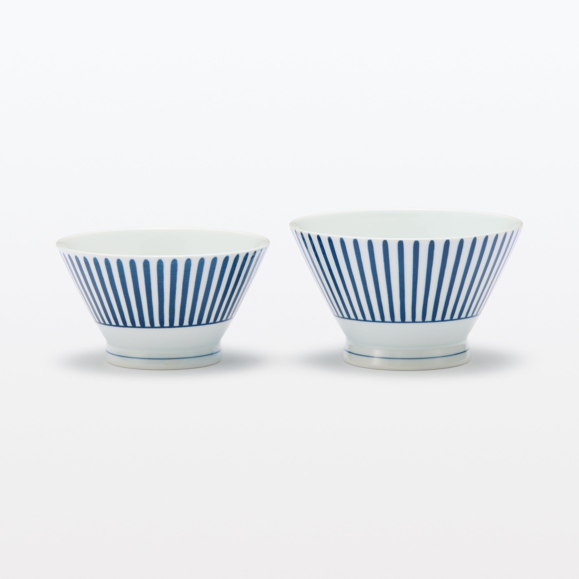 Hasami Ware Rice Bowl - Stripes Pattern - Image 16