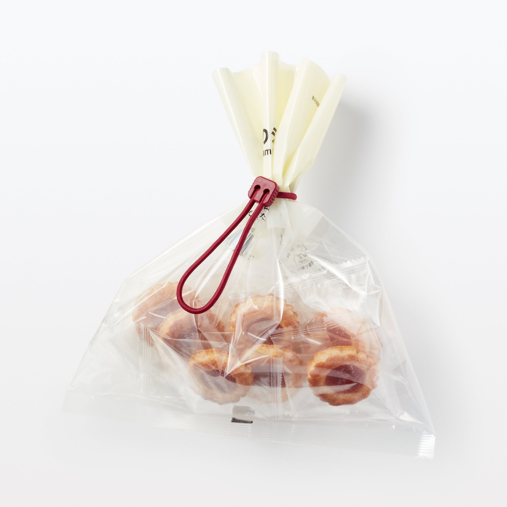 Rubber Tie-Down Strap 3 Pack - Red. Beige. Green - Image 2