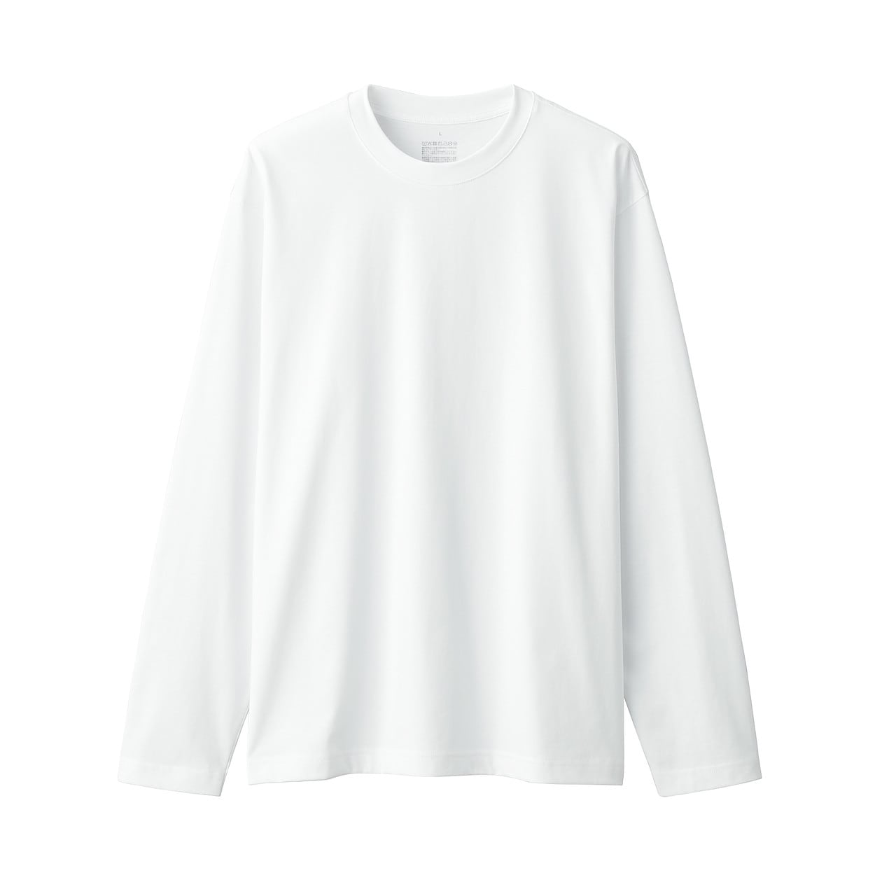 Men's Washed Jersey Crew Neck Long Sleeve T-Shirt - Image 16