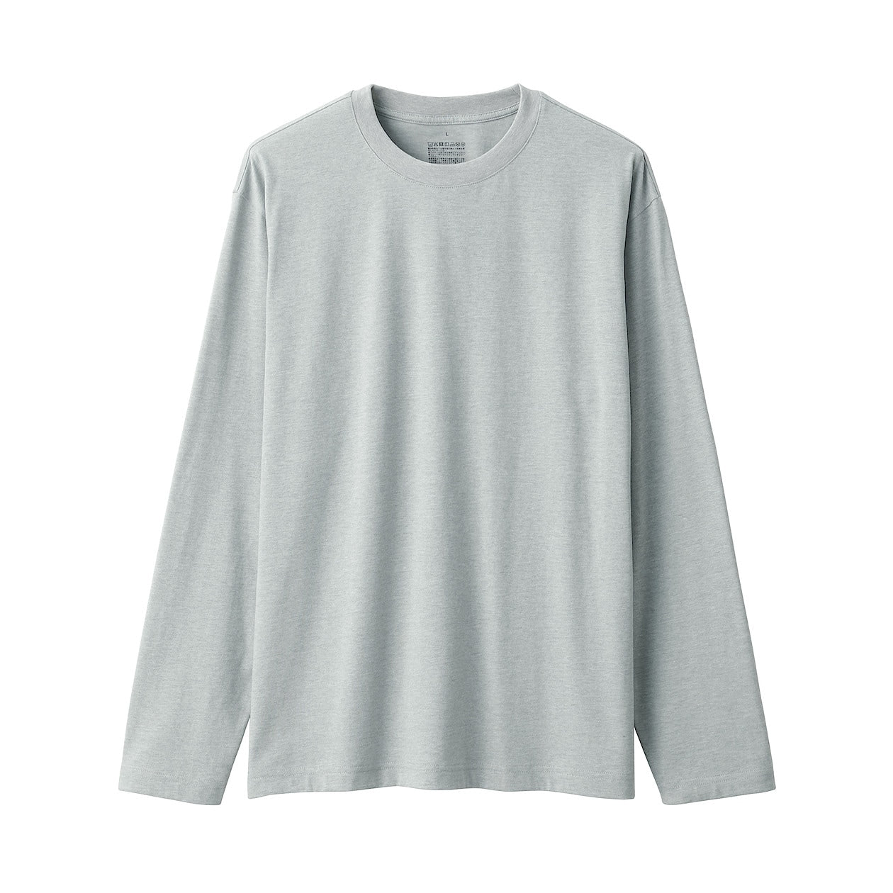Men's Washed Jersey Crew Neck Long Sleeve T-Shirt - Image 23