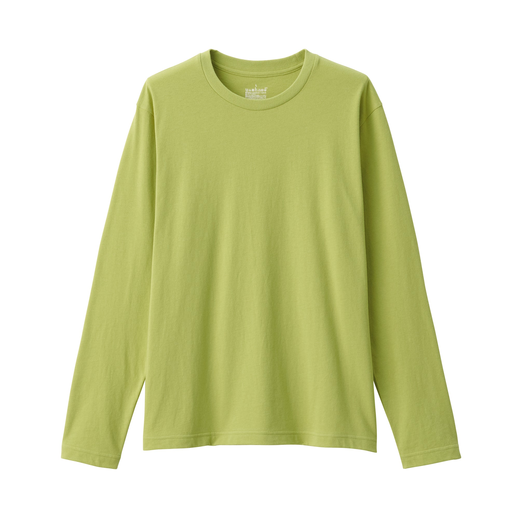 Men's Washed Jersey Crew Neck Long Sleeve T-Shirt - Image 44