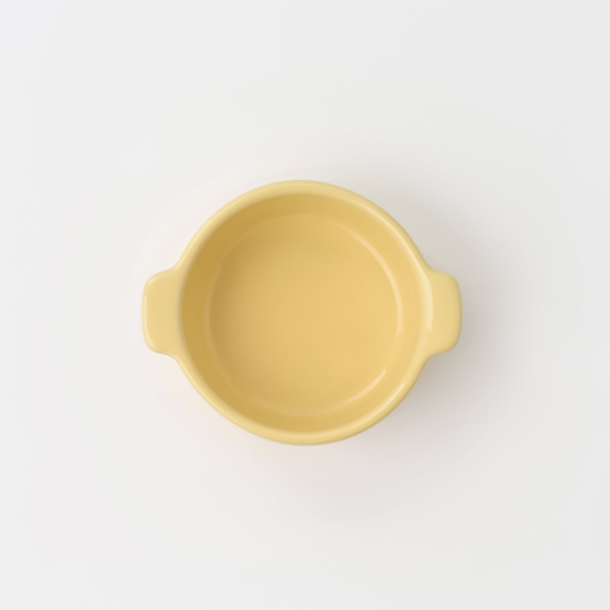 Stoneware Bowl Large dia. 4.5 - Light Yellow - Image 2