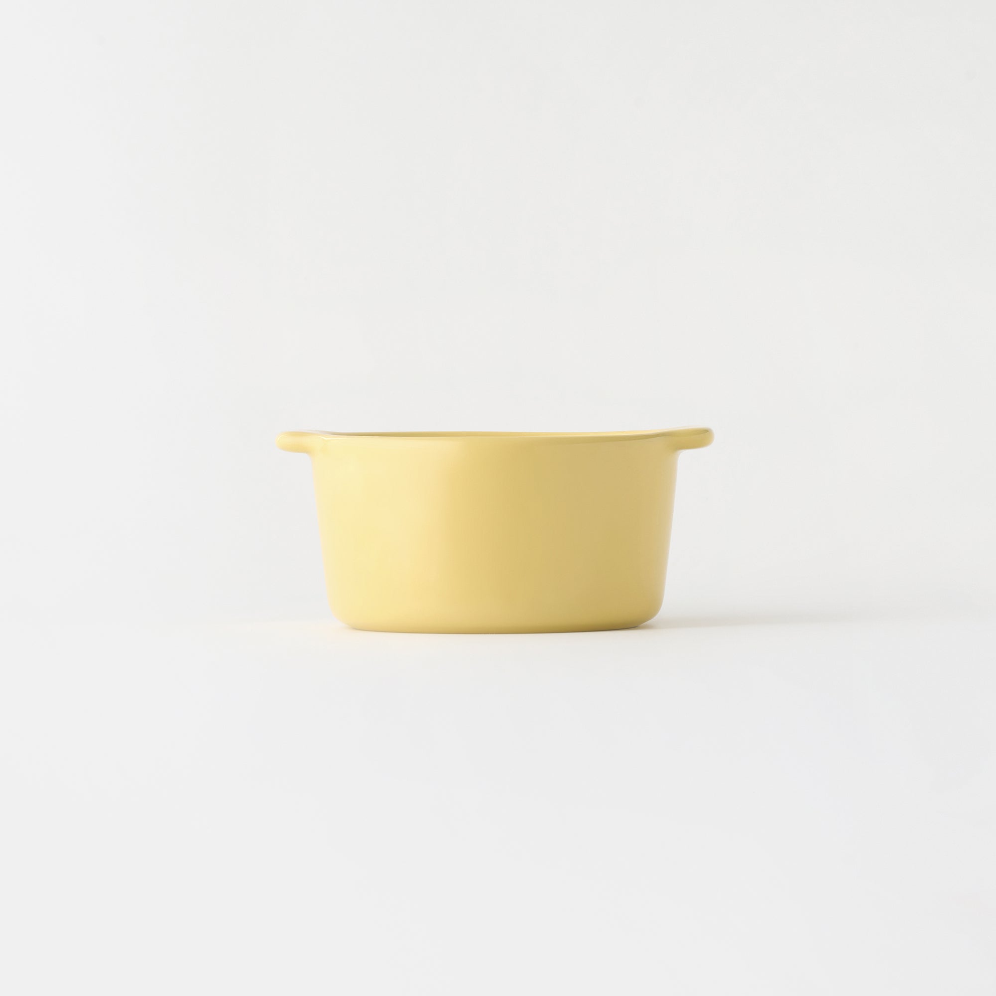 Stoneware Bowl Large dia. 4.5 - Light Yellow - Image 3