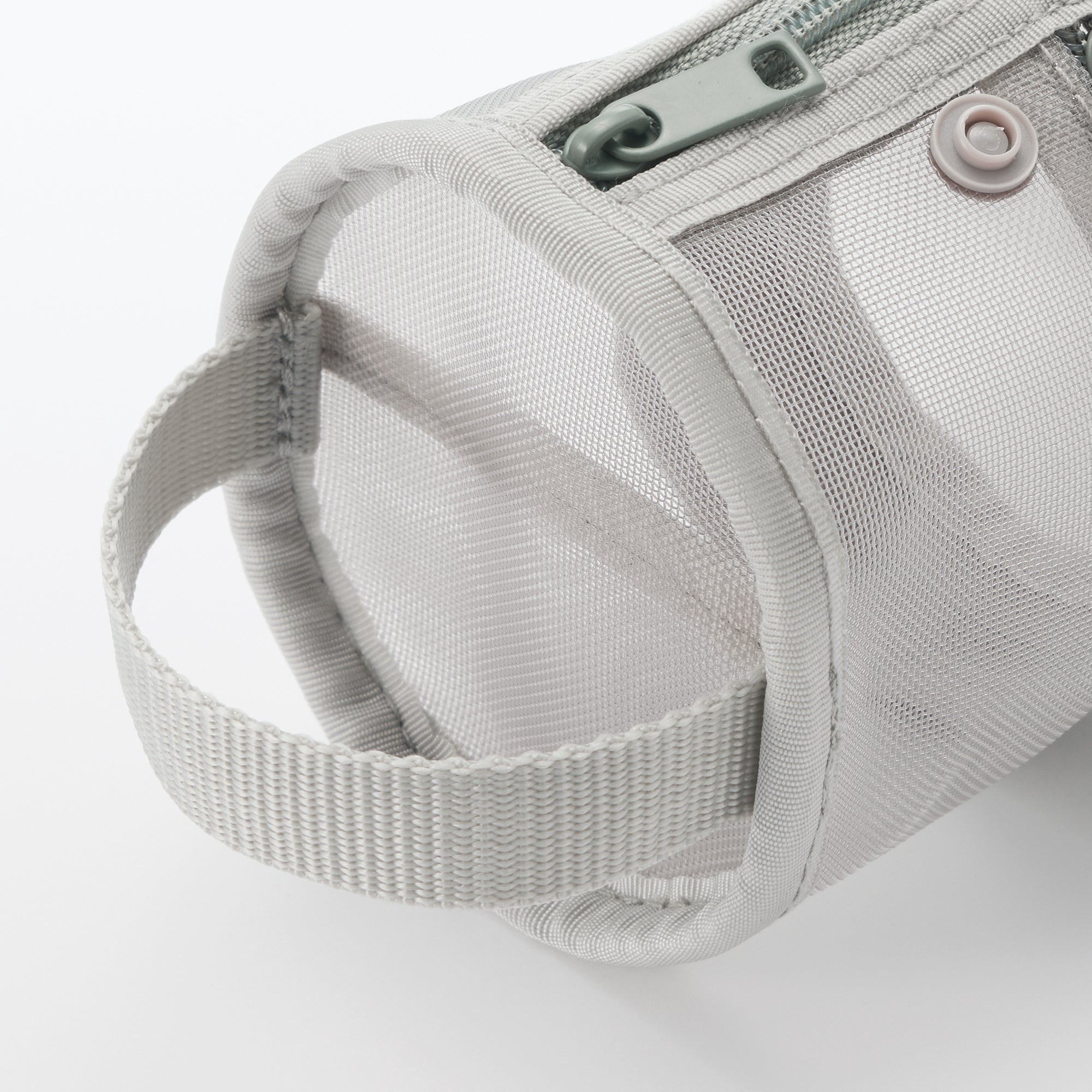 Nylon Mesh Vertical/Horizontal Pen Case Wide - Gray - Image 4