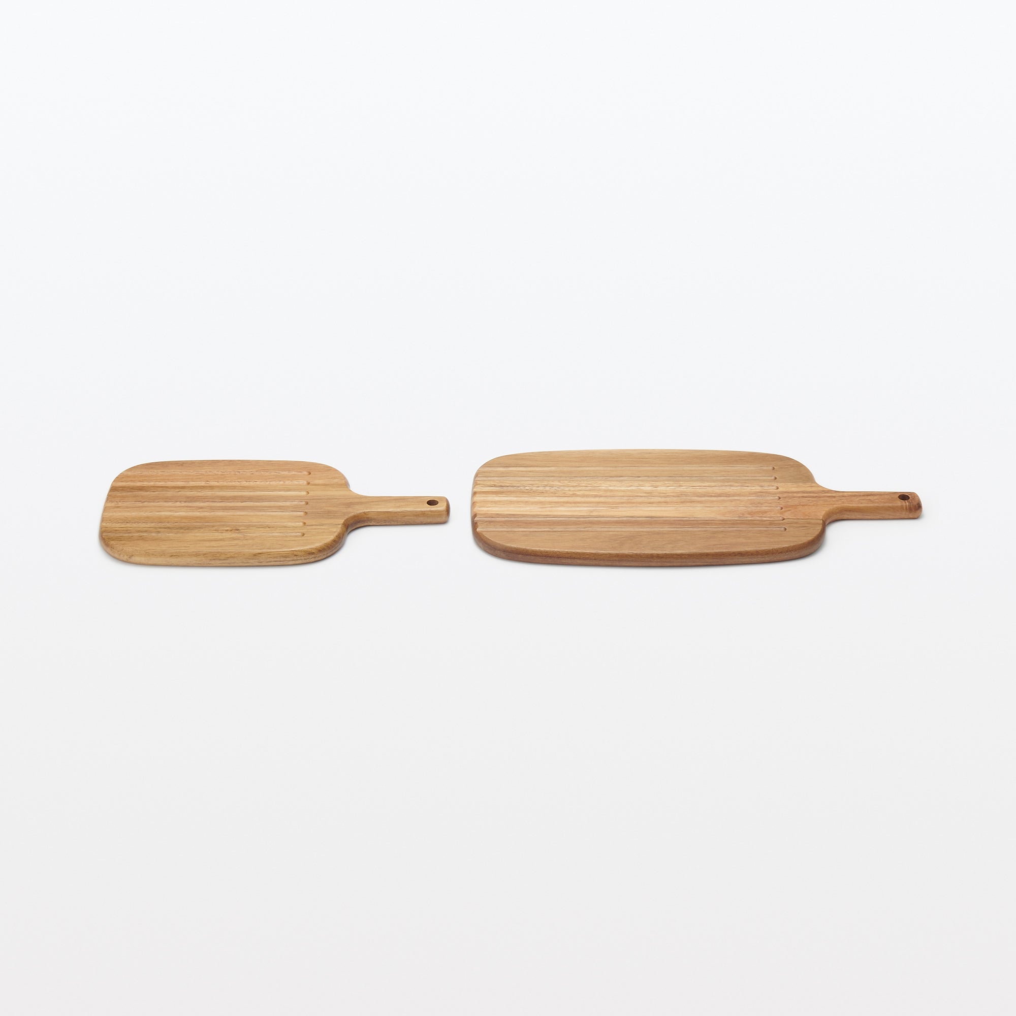 Acacia Double-Sided Cutting Board with Handle - Small - Image 6