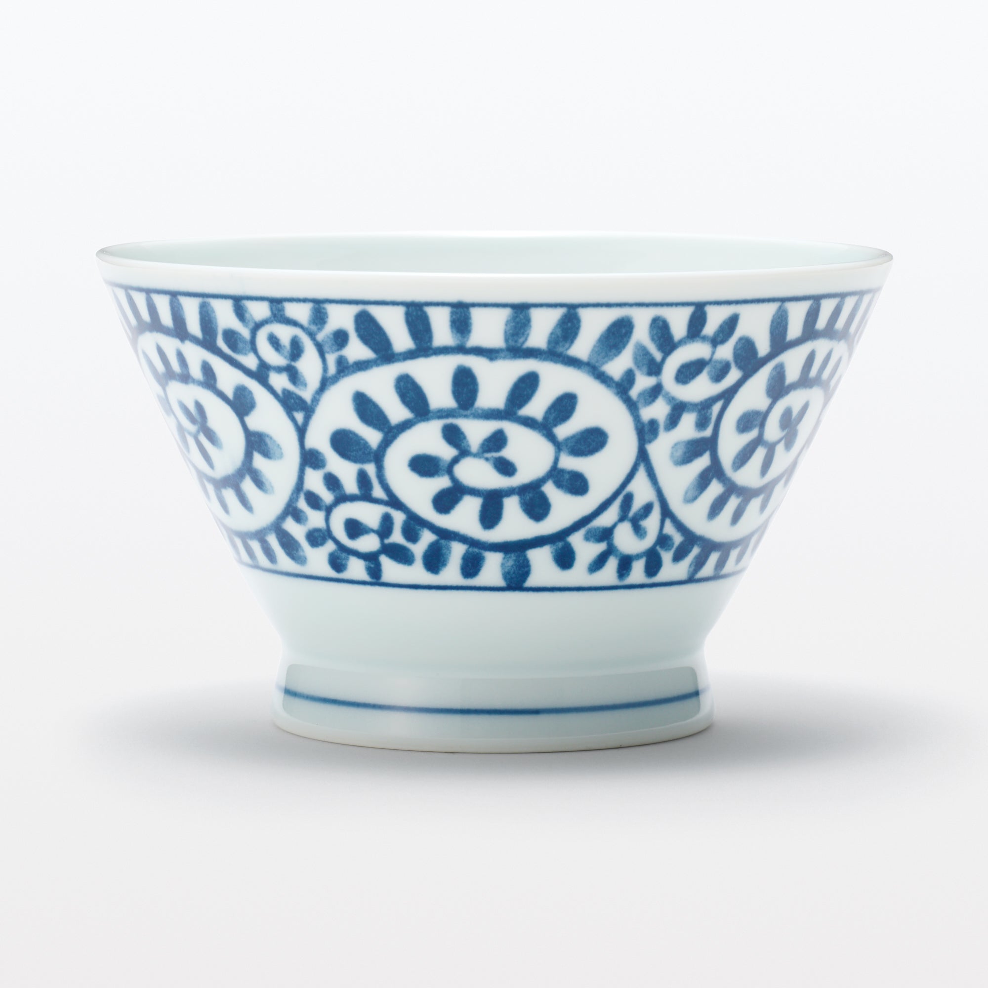Hasami Ware Rice Bowl - Arabesque Pattern - Large - Image 2