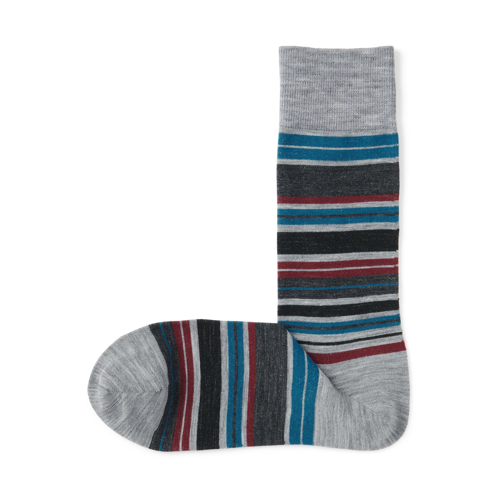 Right Angle Lustrous Wool Mix Thin Socks - Image 4