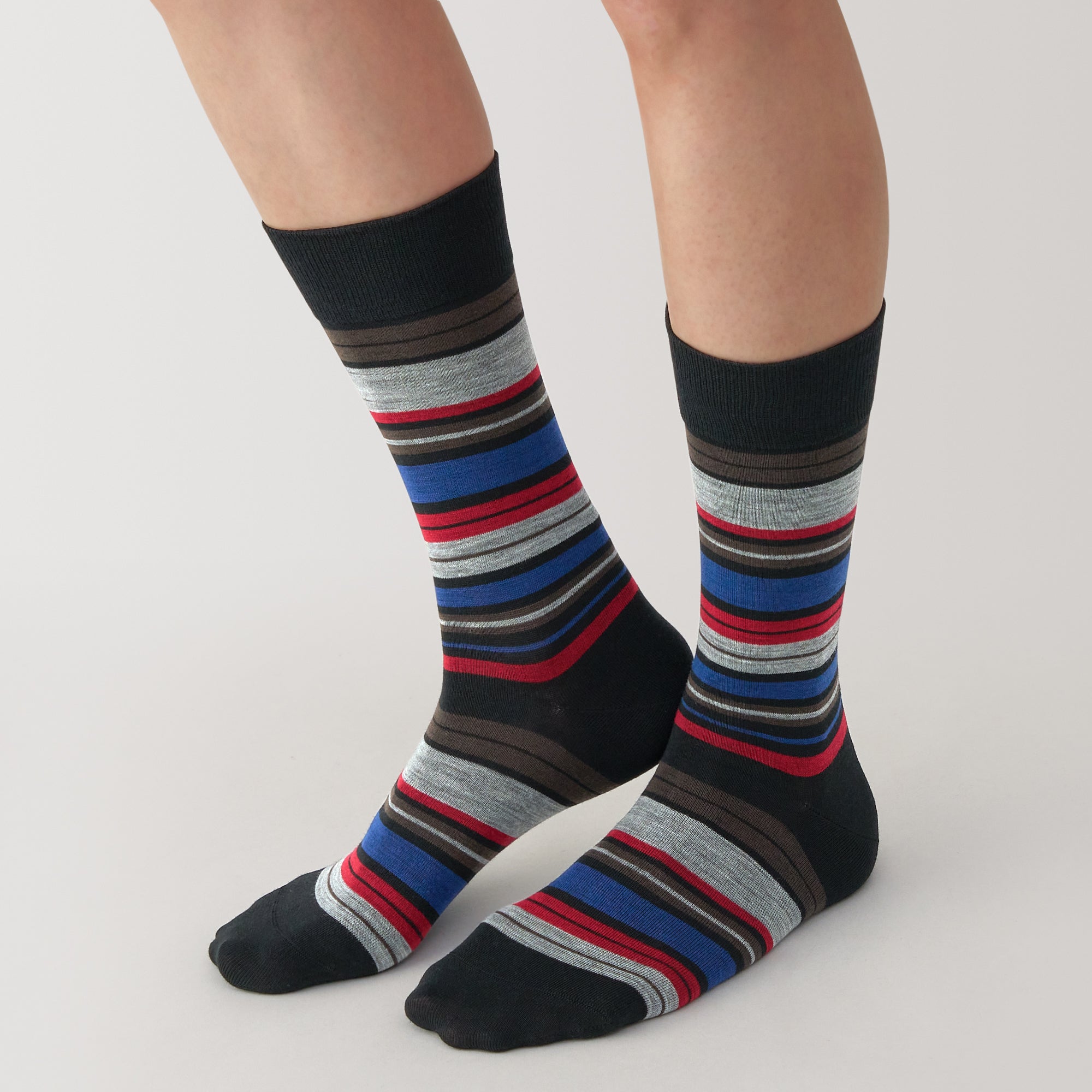 Right Angle Lustrous Wool Mix Thin Socks - Image 3