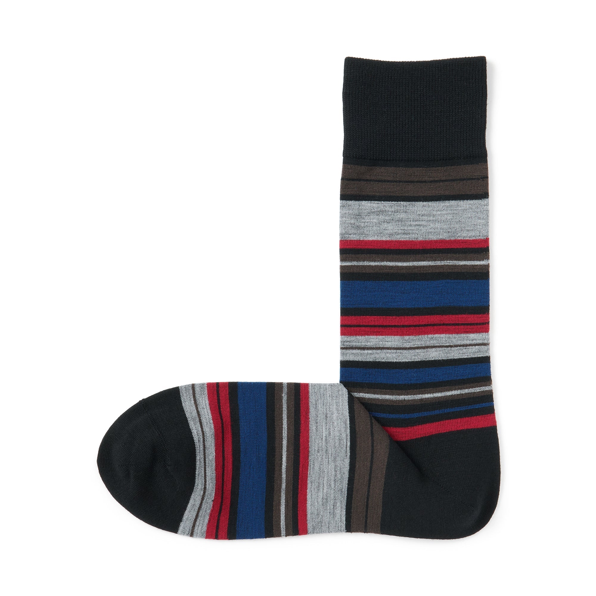Right Angle Lustrous Wool Mix Thin Socks - Image 2