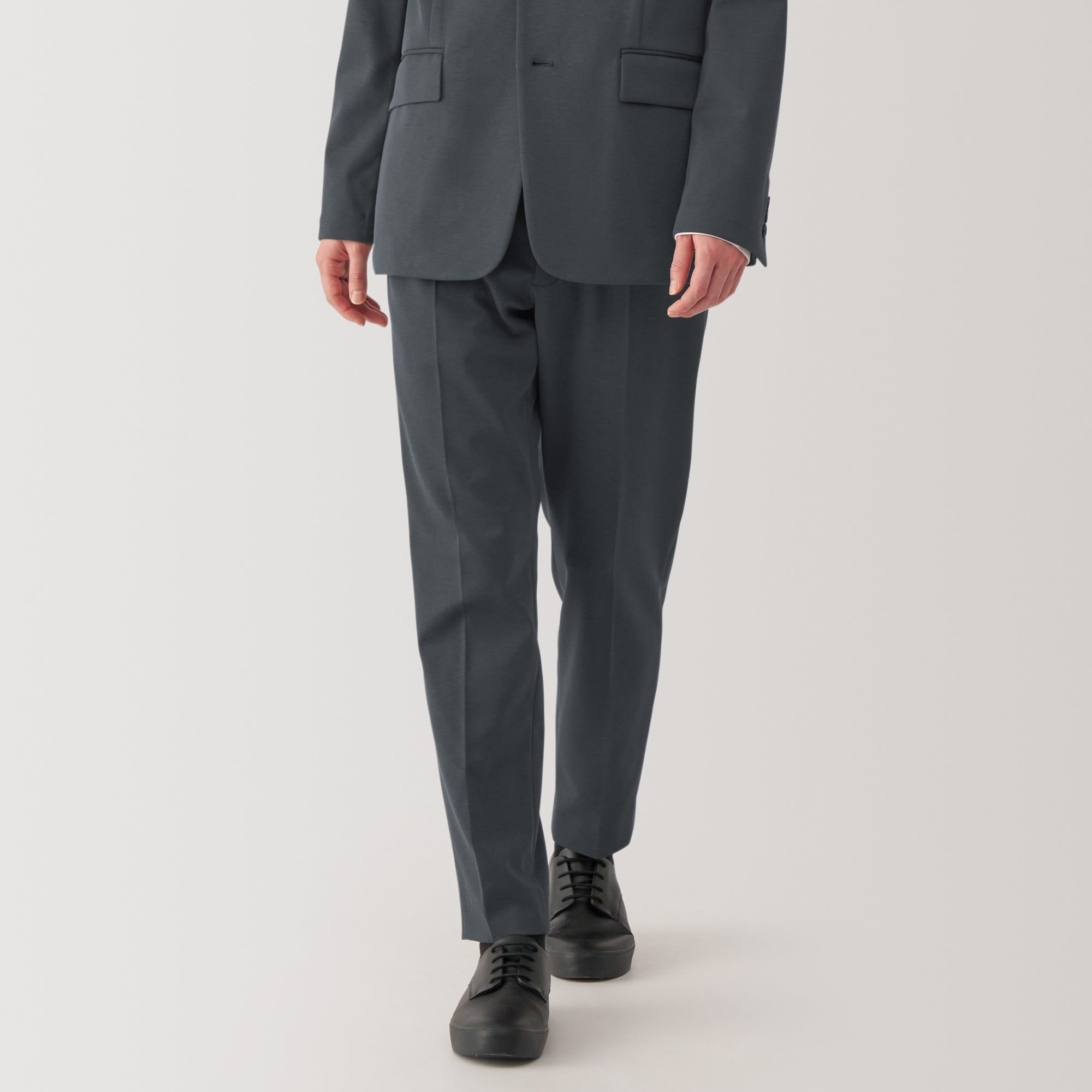 Men's Stretch Jersey Flat Front Pants