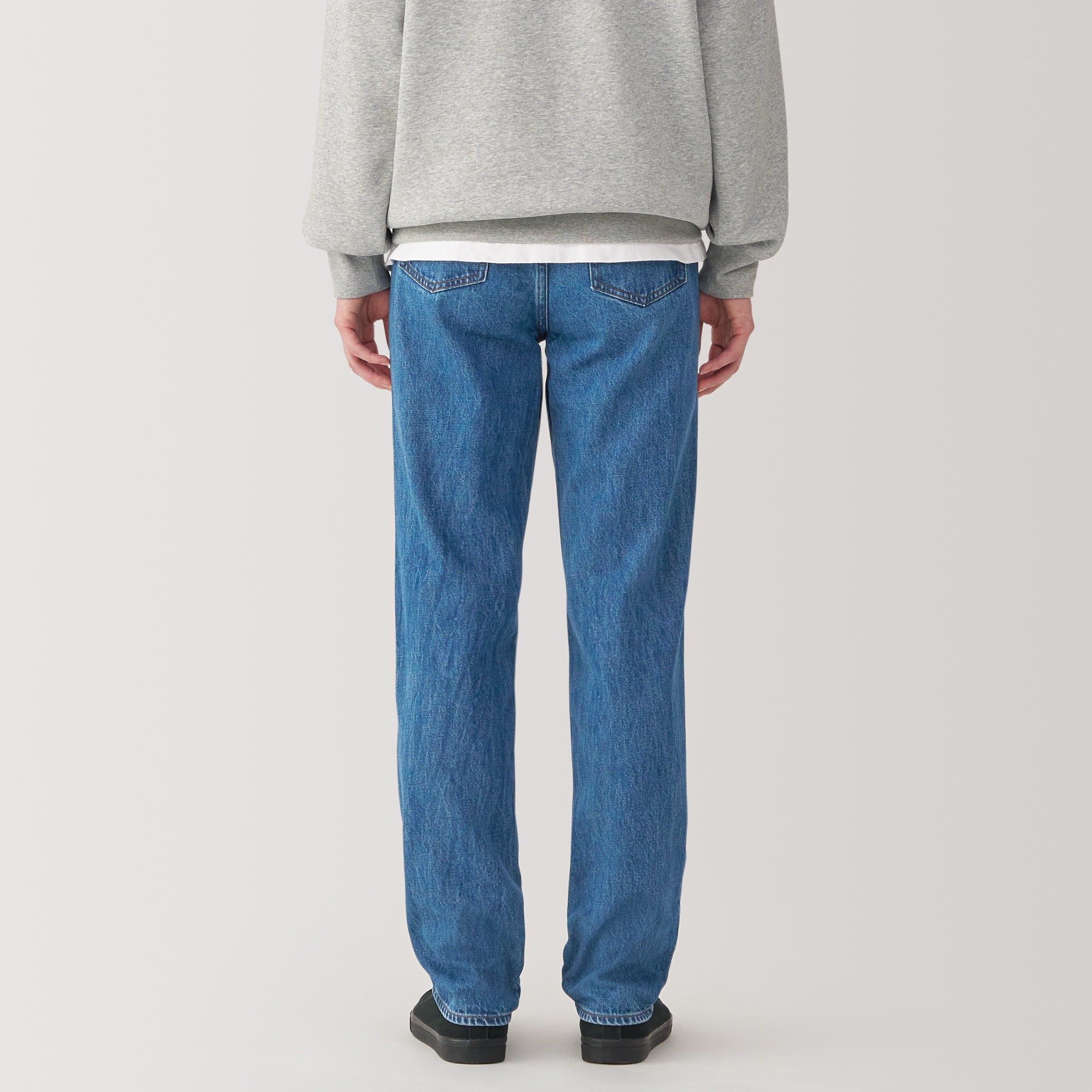 Men's Kapok Blend Straight Denim Trousers - Image 6
