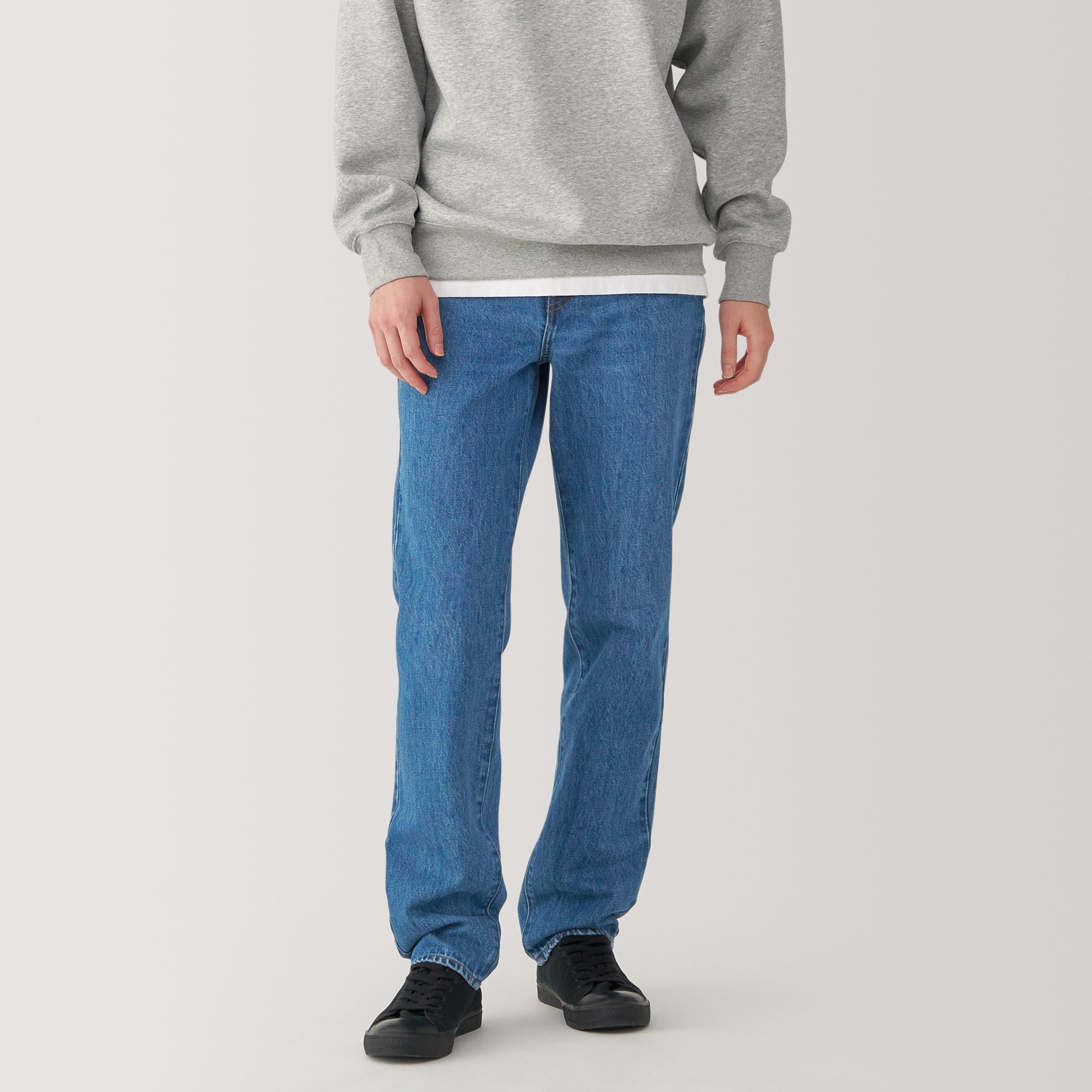 Men's Kapok Blend Straight Denim Trousers - Image 3