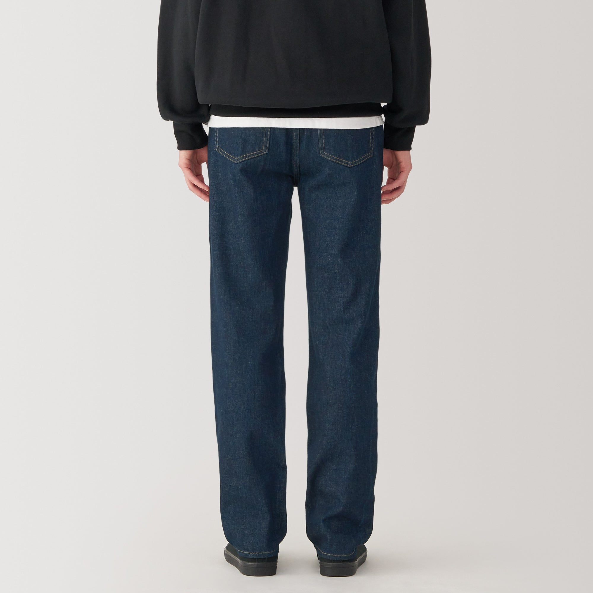 Men's Kapok Blend Straight Denim Trousers - Image 15