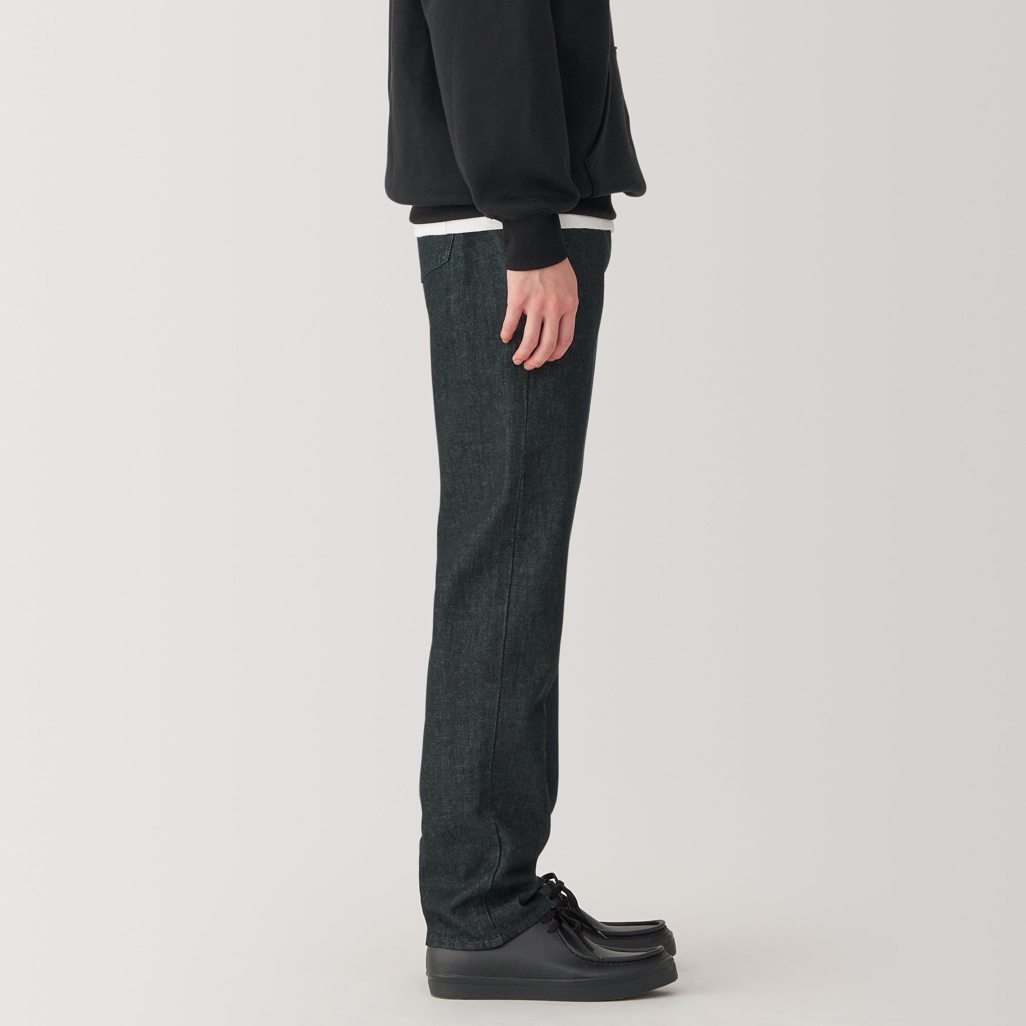 Men's Kapok Blend Straight Denim Trousers - Image 5