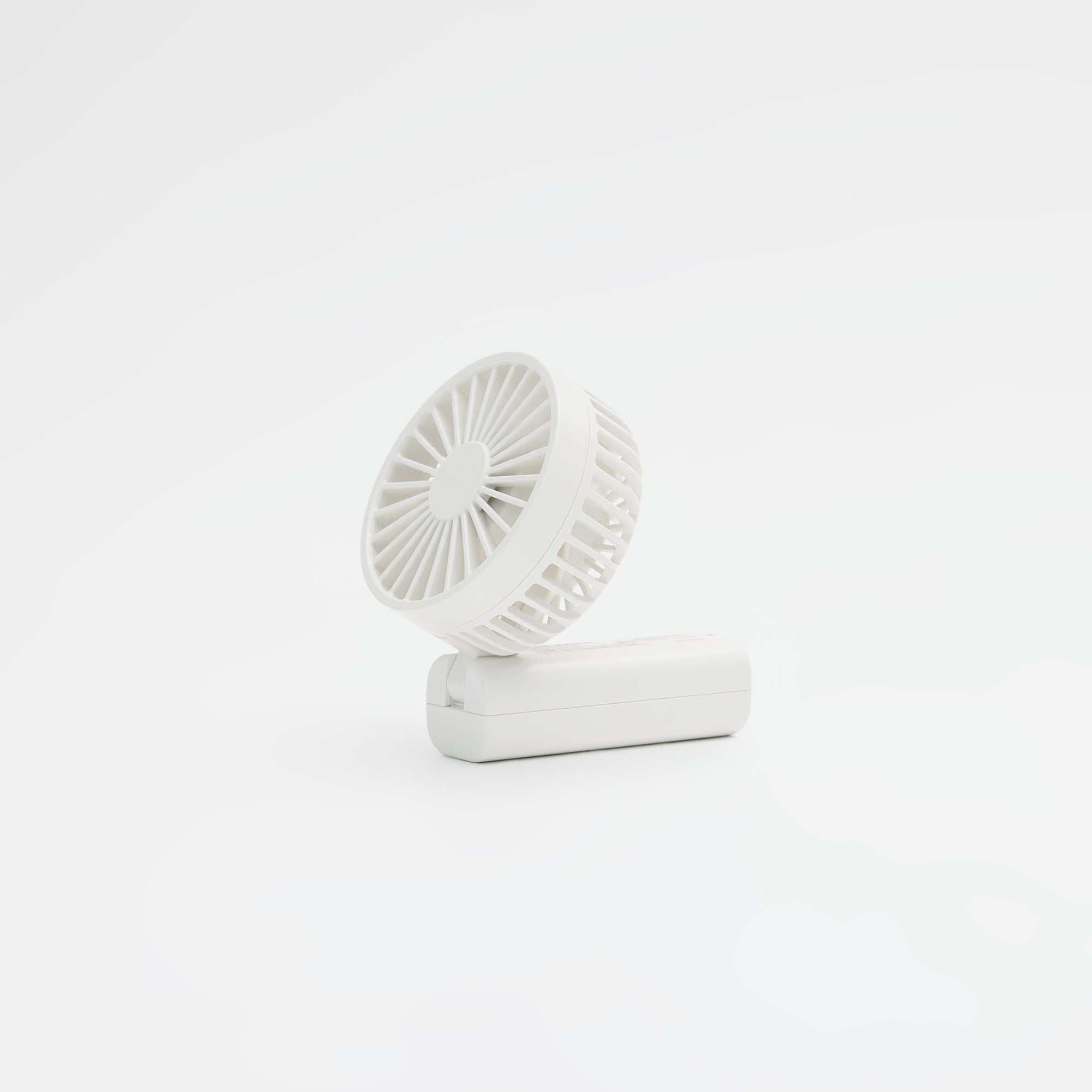 Rechargeable Compact Handheld Fan - White - Image 6