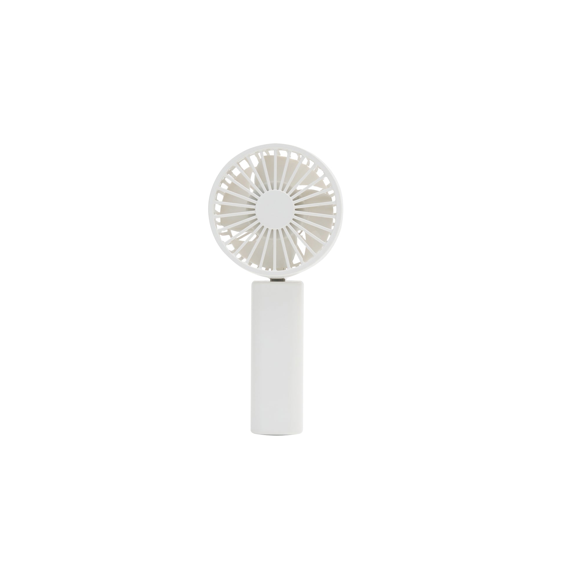 Rechargeable Compact Handheld Fan - White - Image 2