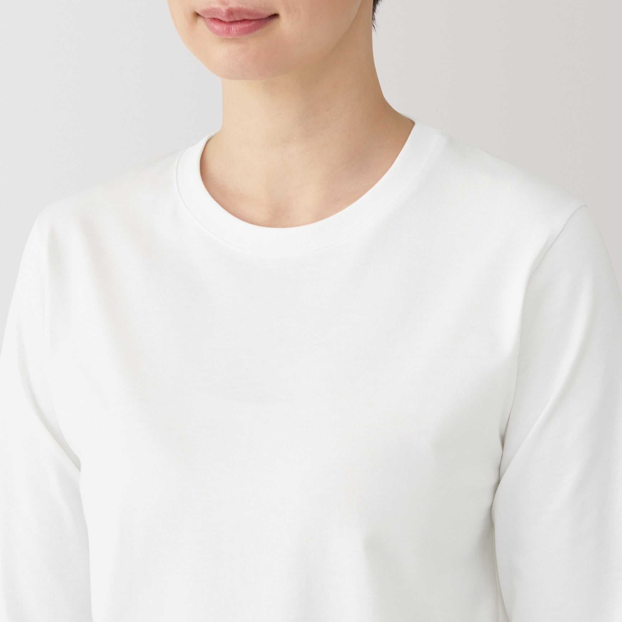 Women's Jersey Crew Neck Long Sleeve T-Shirt - Image 14
