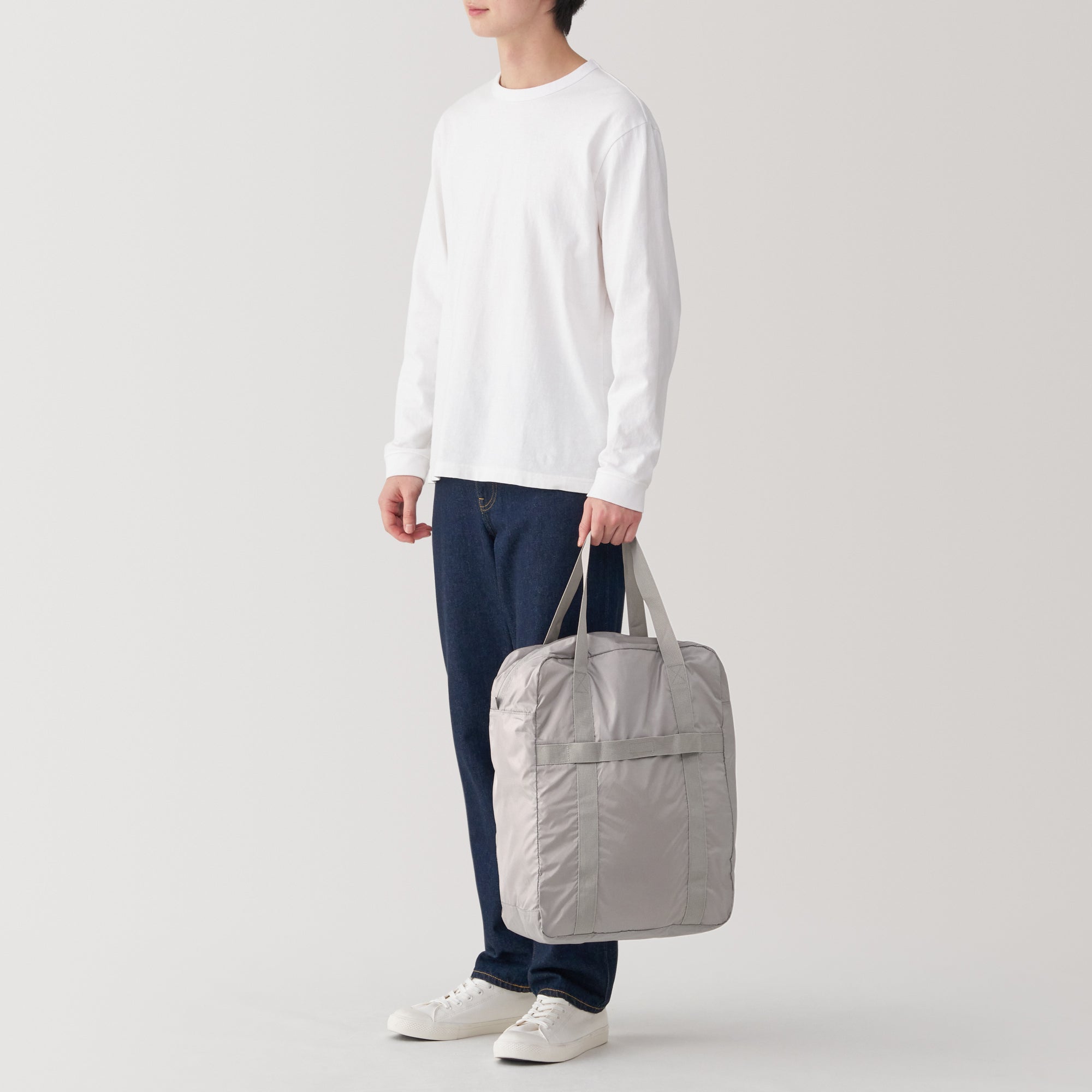 Water Repellent Tall Boston Bag - Image 8