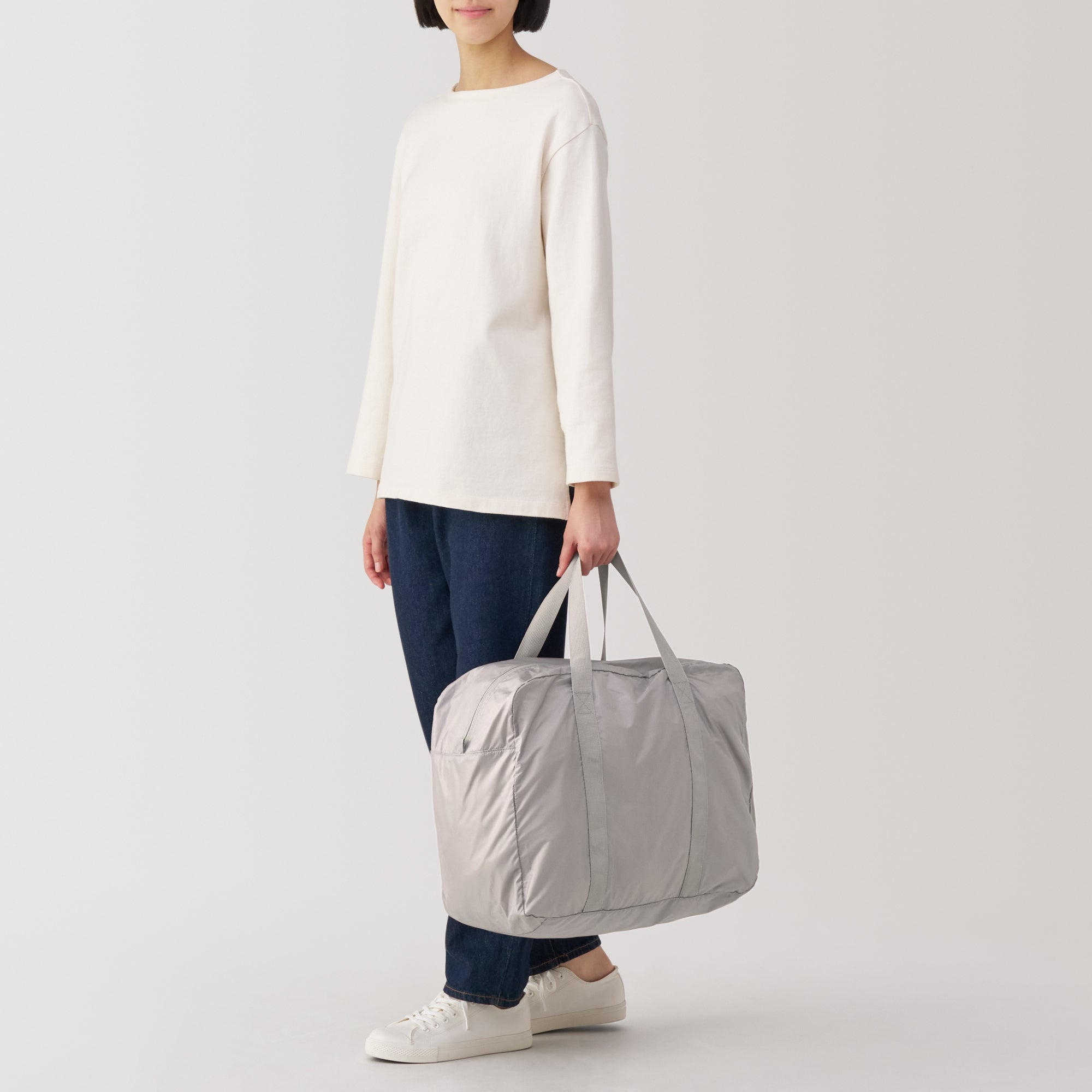 Water Repellent Wide Boston Bag - Image 19