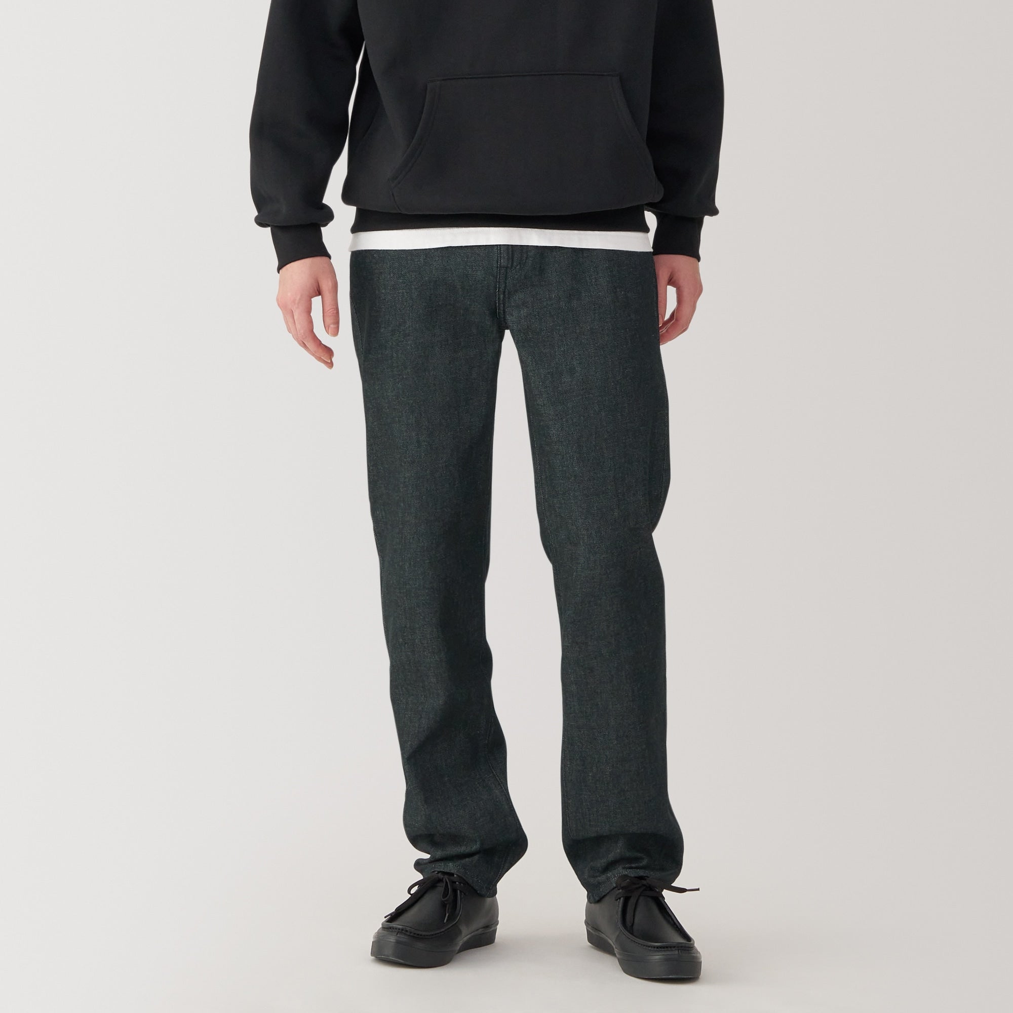 Men's Kapok Blend Straight Denim Trousers