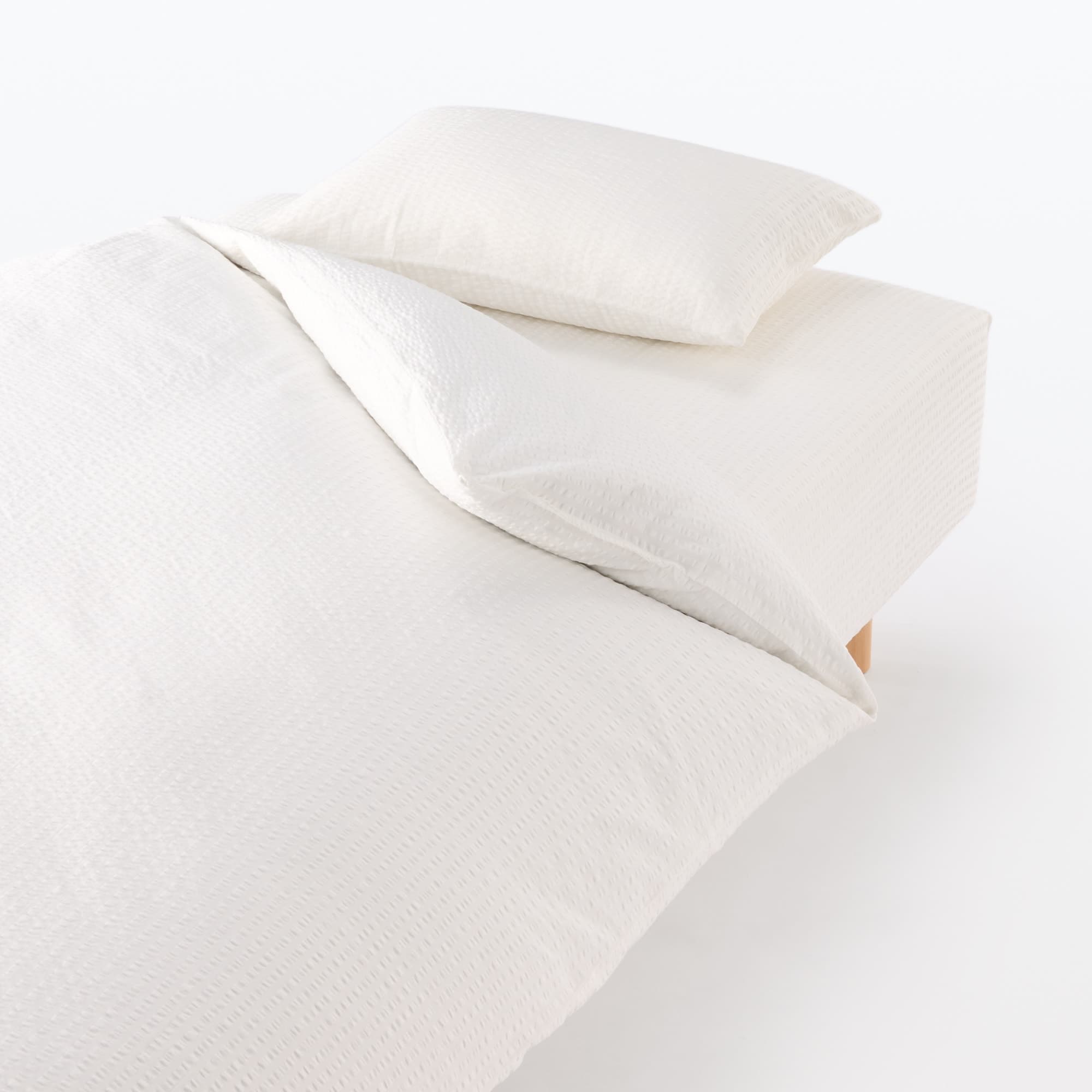 Seersucker Fitted Sheet - Image 6
