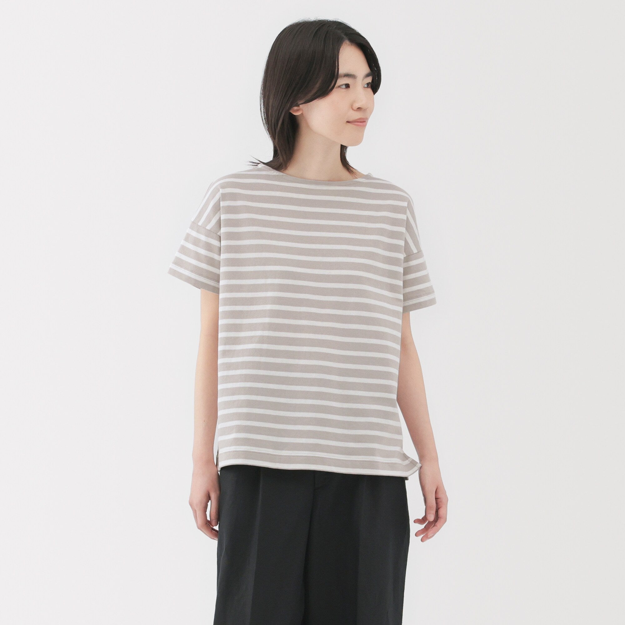 Women's Boat Neck Short Sleeve T-Shirt