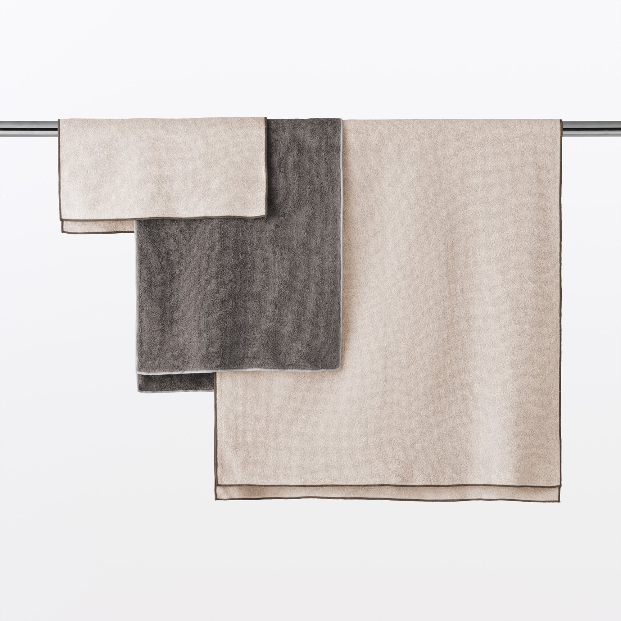 Color Stitch Pile Bath Towel - Image 15