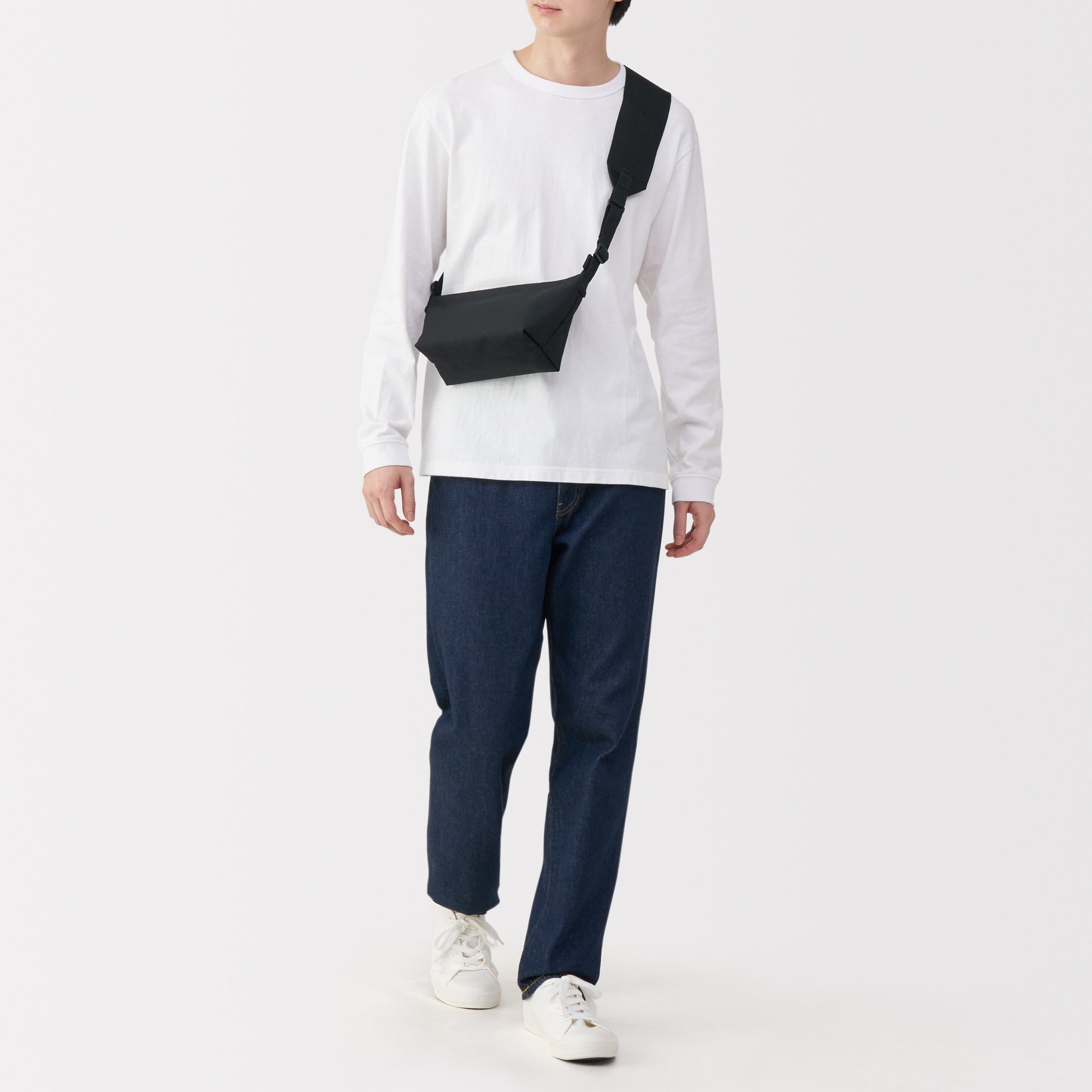 Recycled Wide Strap Mini Shoulder Bag