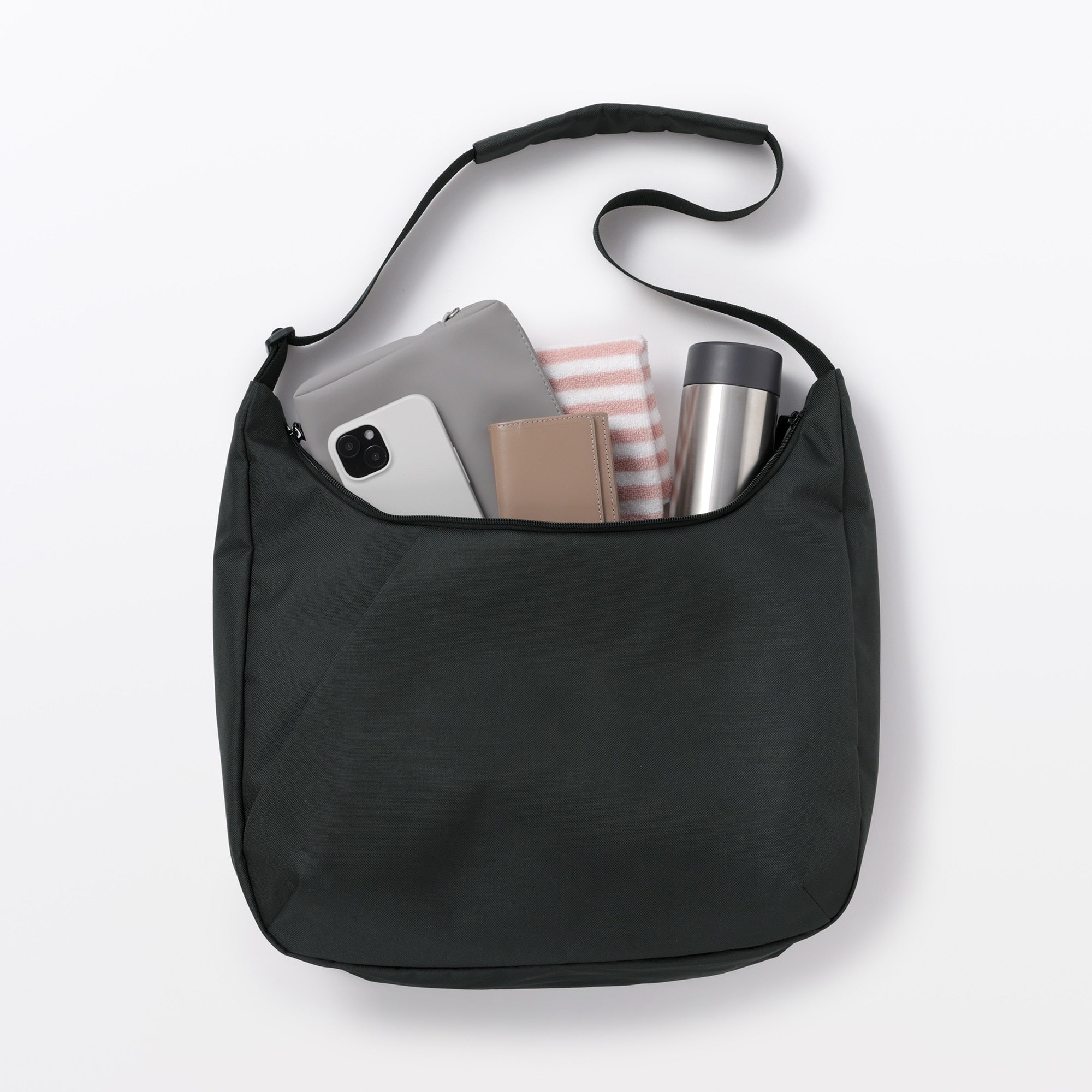Water Repellent 2-Way Shoulder Bag - Image 13