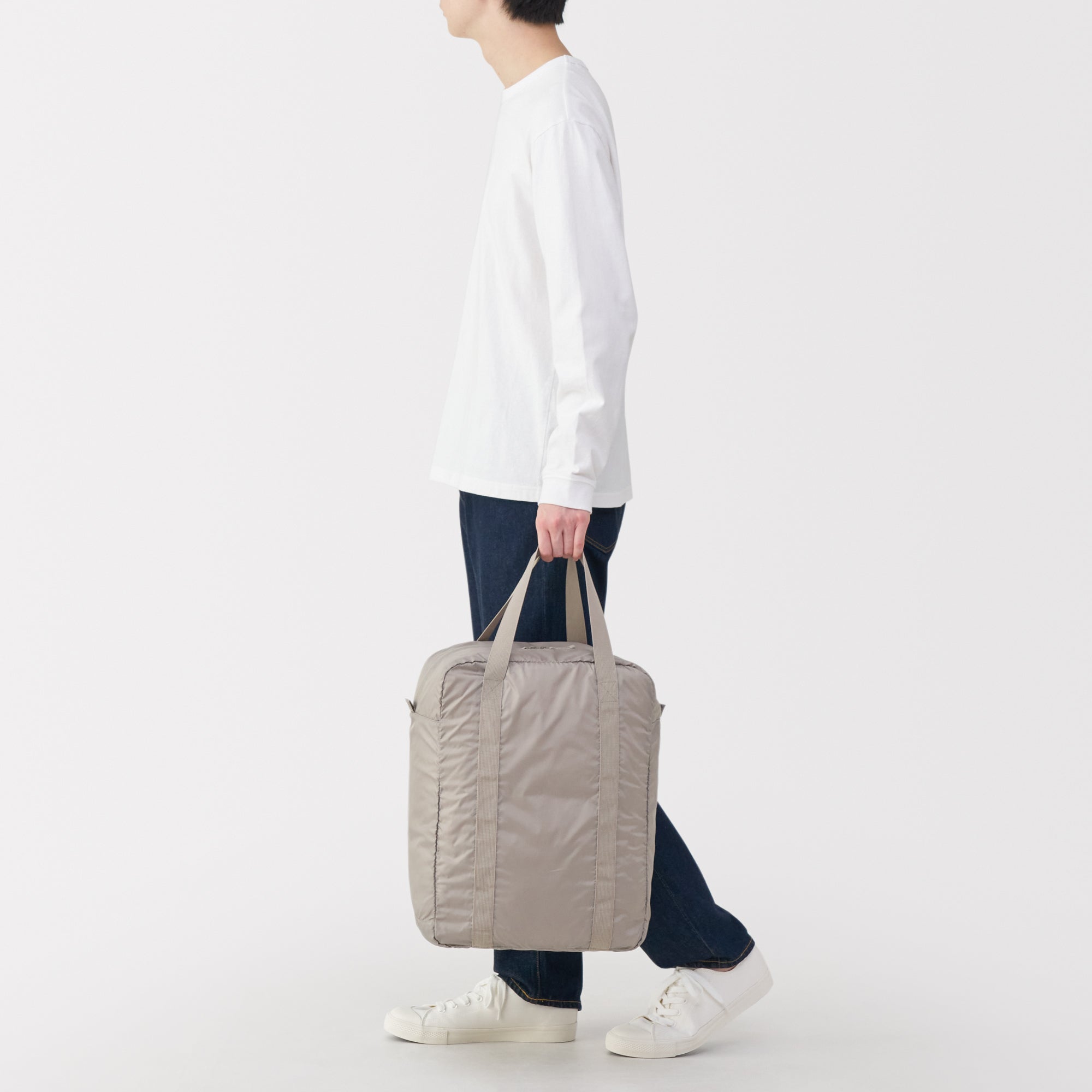 Pocketable Water Repellent Tall Boston Bag - Image 8