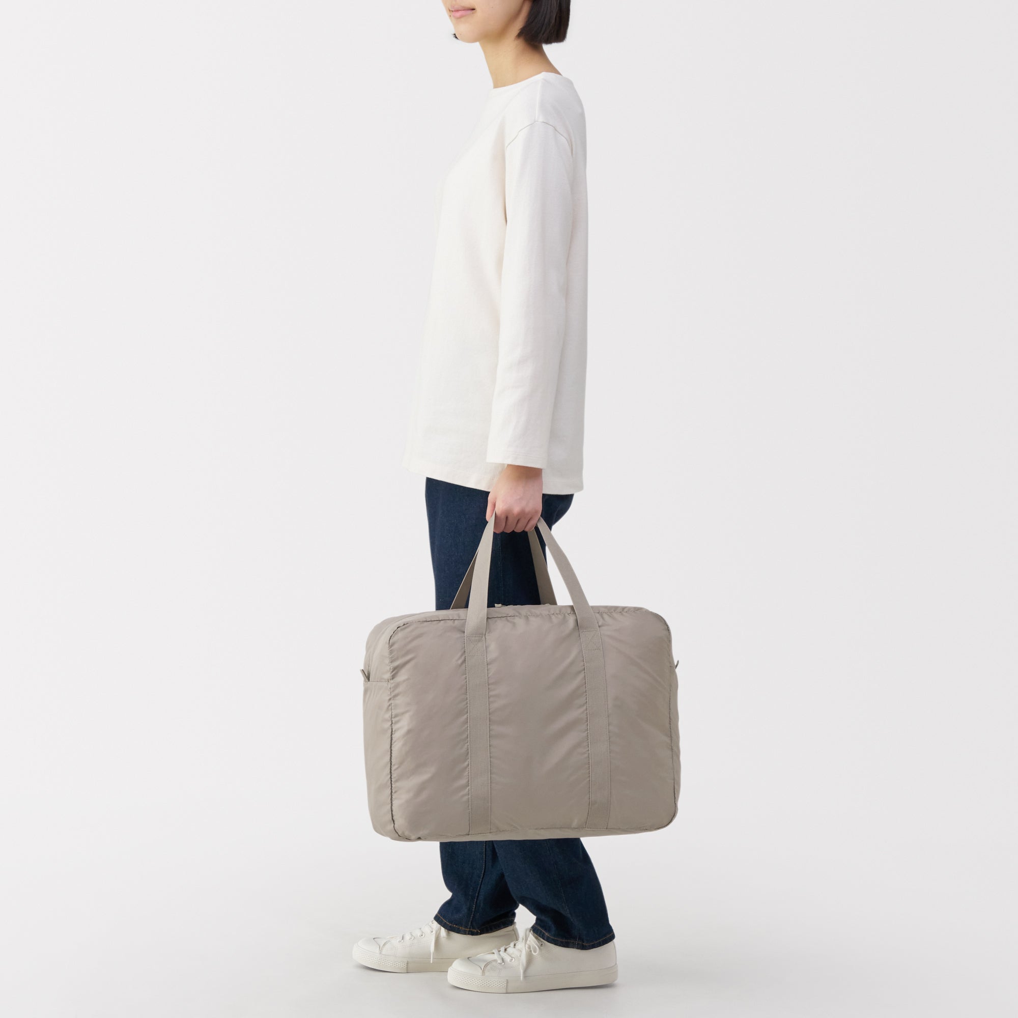 Pocketable Water Repellent Wide Boston Bag - Image 19