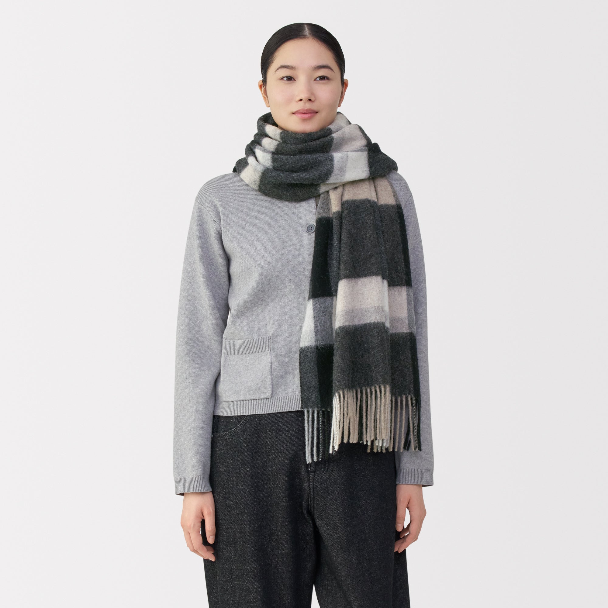 Fluffy Wool Blanket Stole - Image 18
