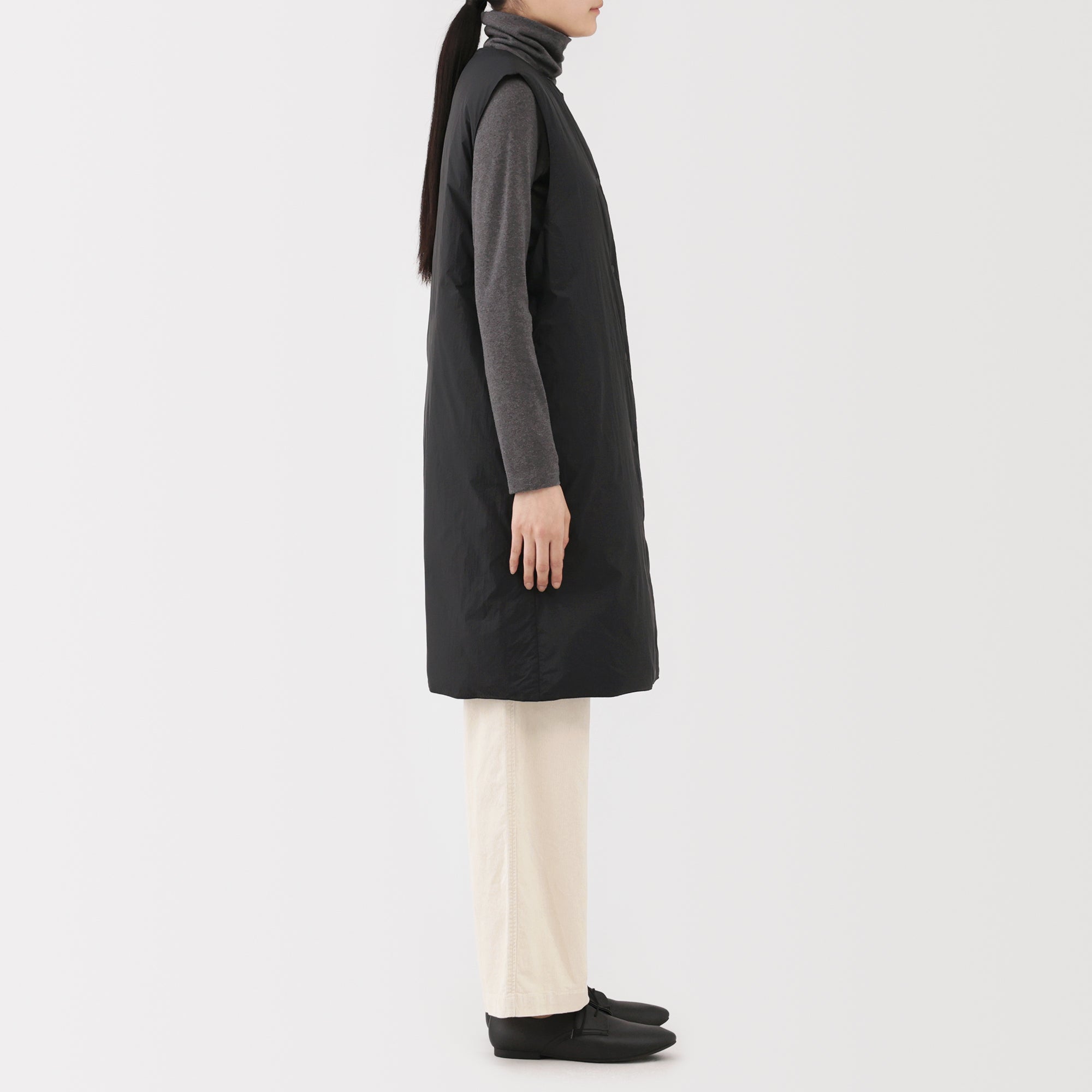 Lightweight Down Long Vest - Image 5