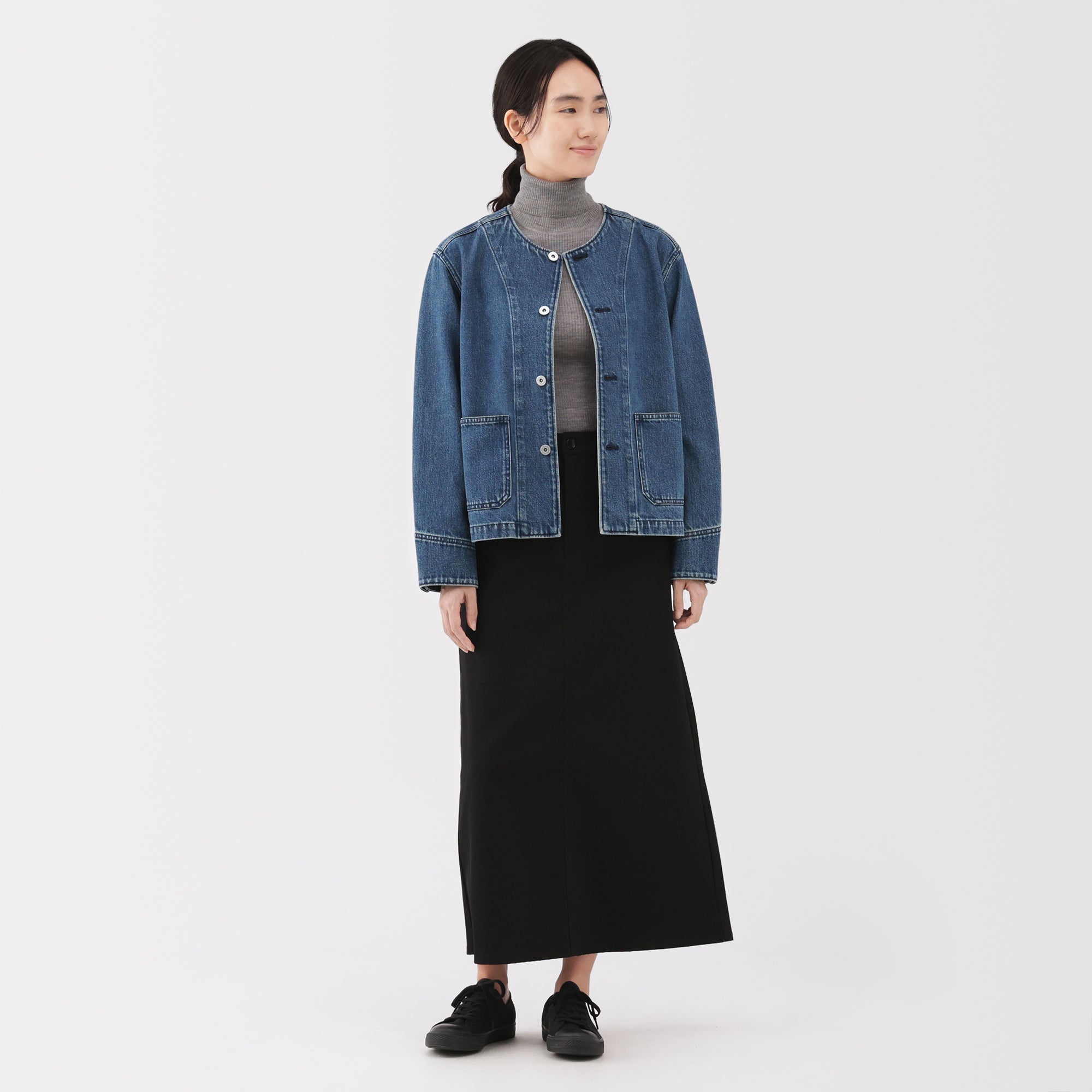 Kapok Blend Denim Jacket - Image 4