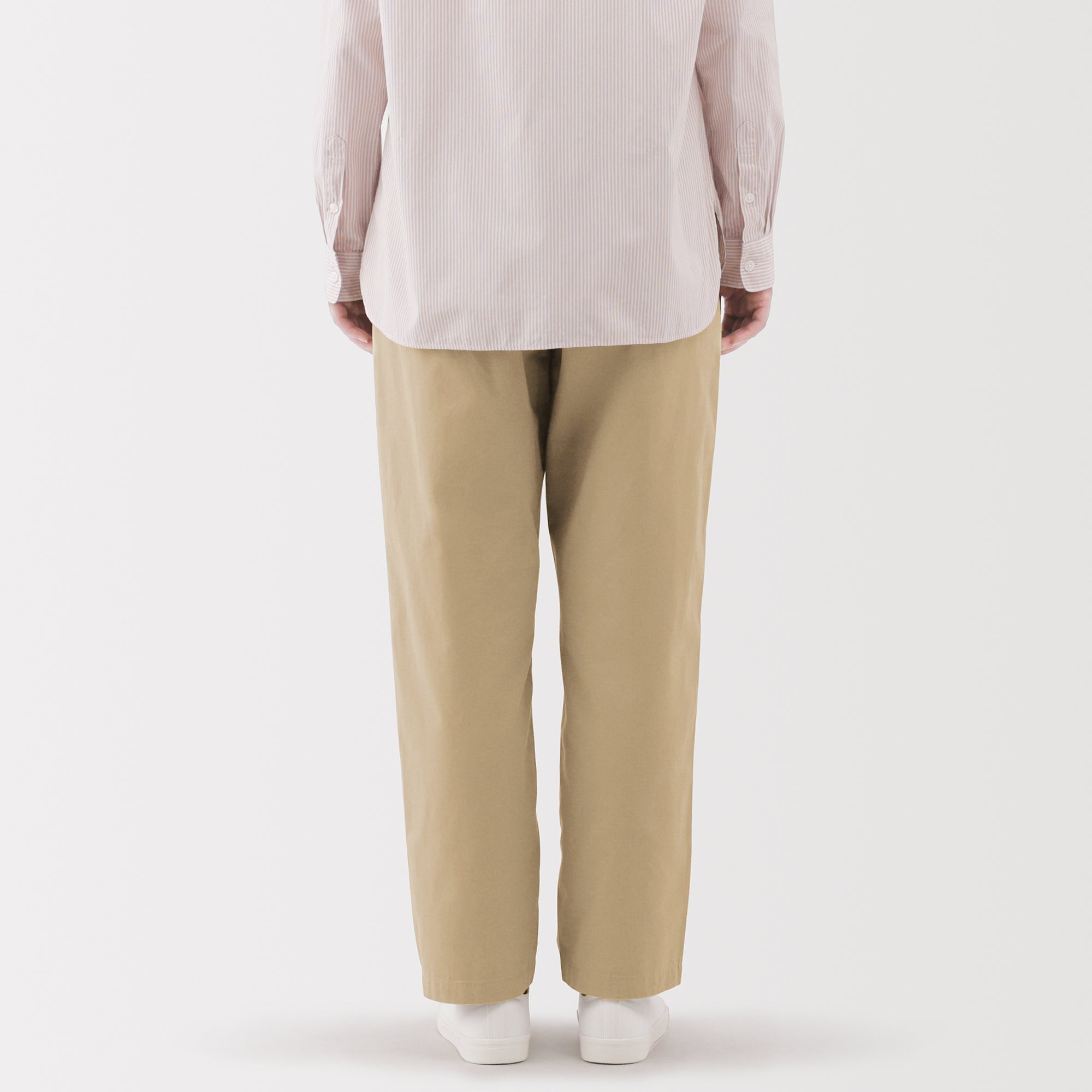 Cotton Easy Tapered Trousers - Image 15