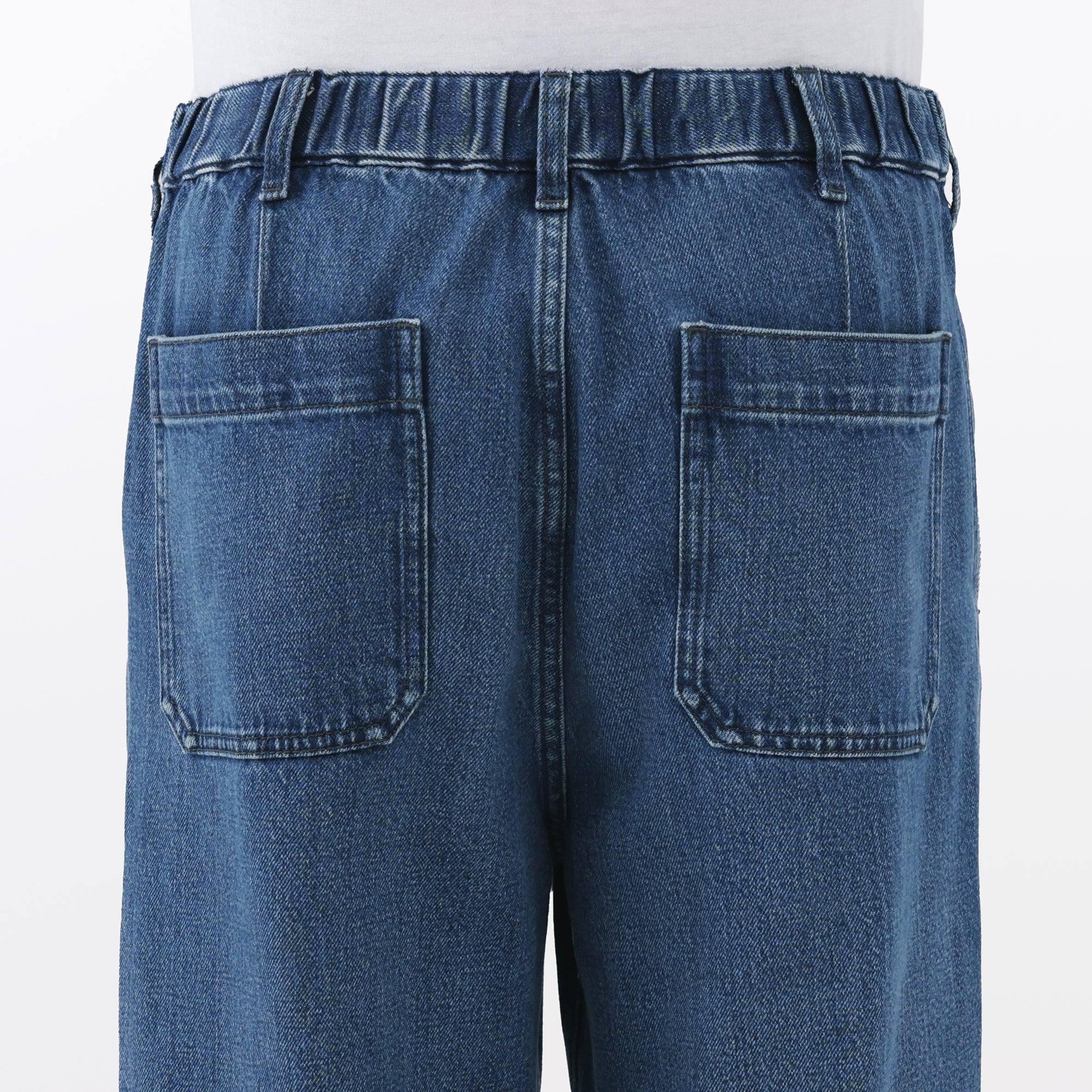 Kapok Blend Denim Work Trousers - Image 17