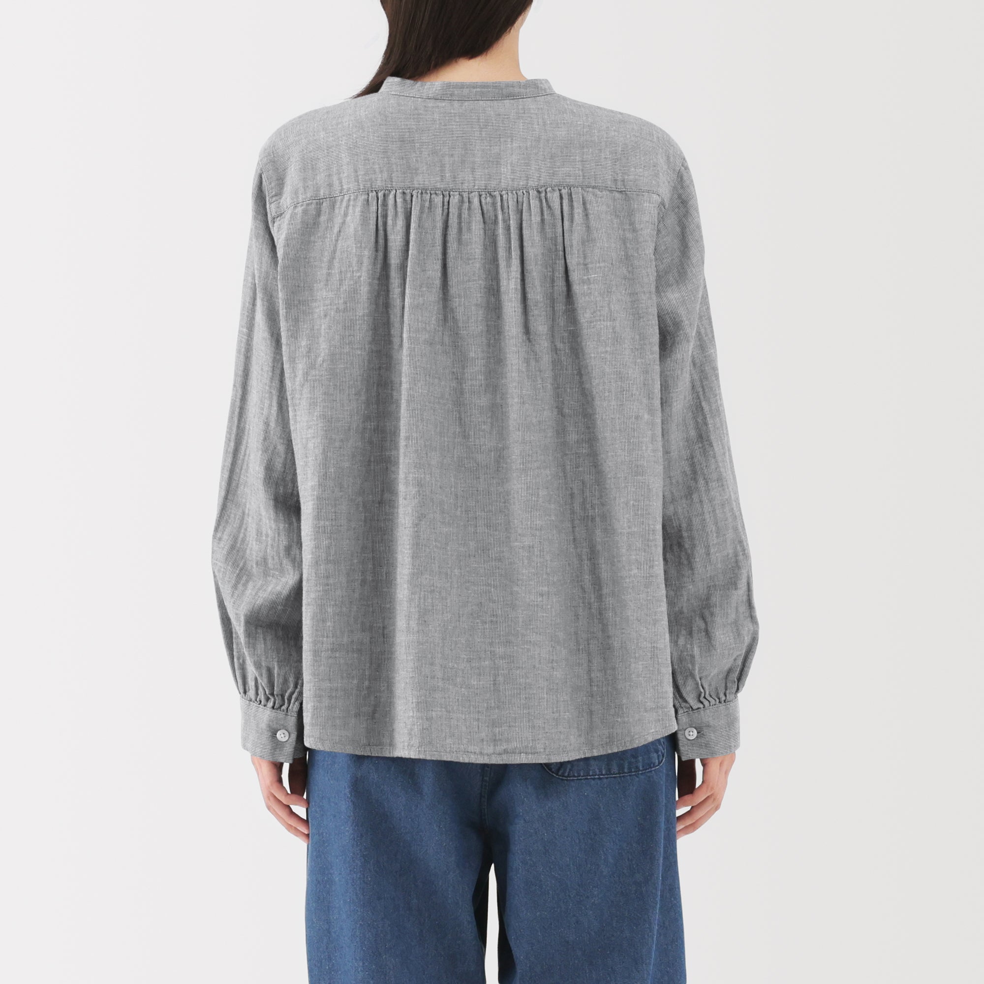 Kapok Blend Double Gauze Blouse - Image 15