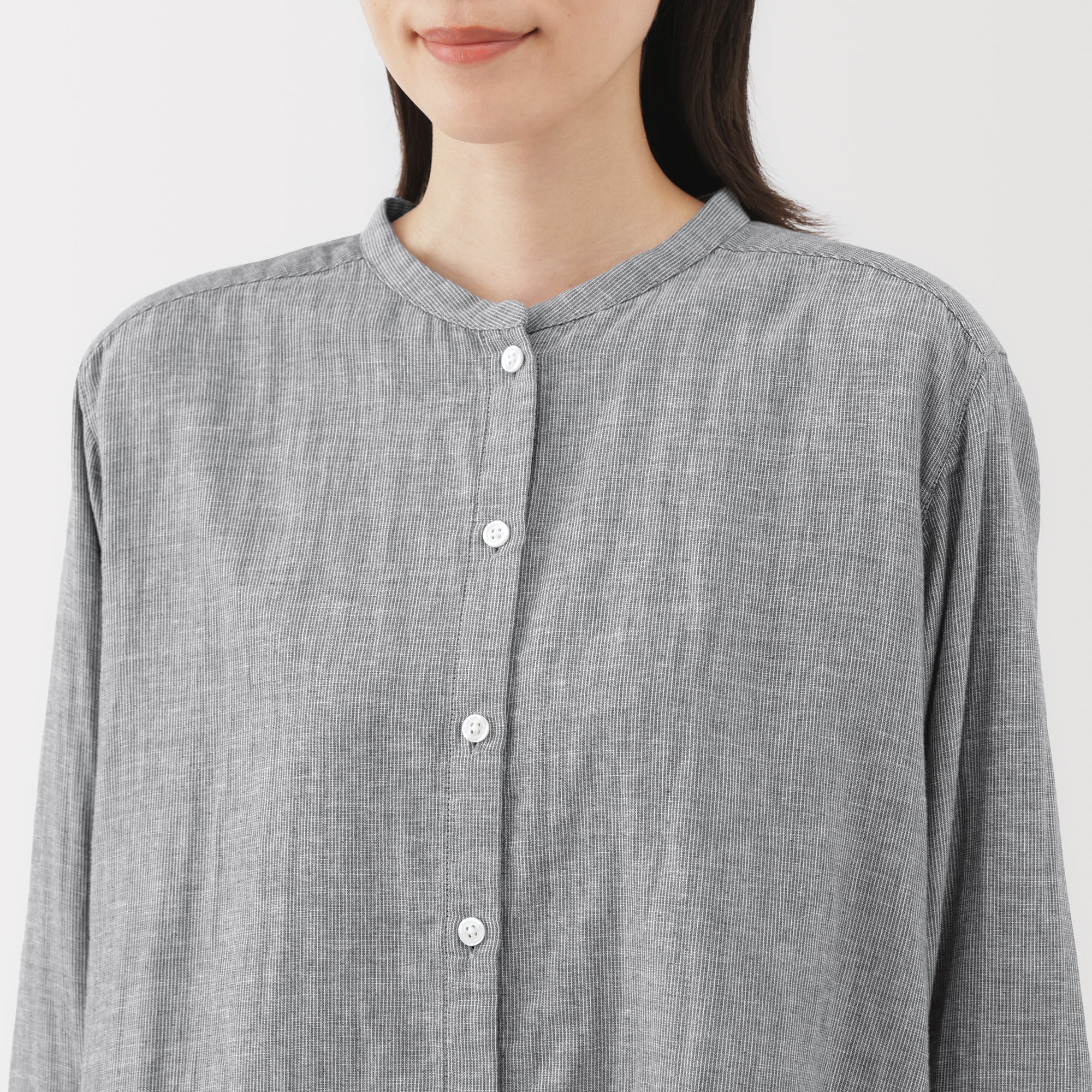 Kapok Blend Double Gauze Blouse - Image 16