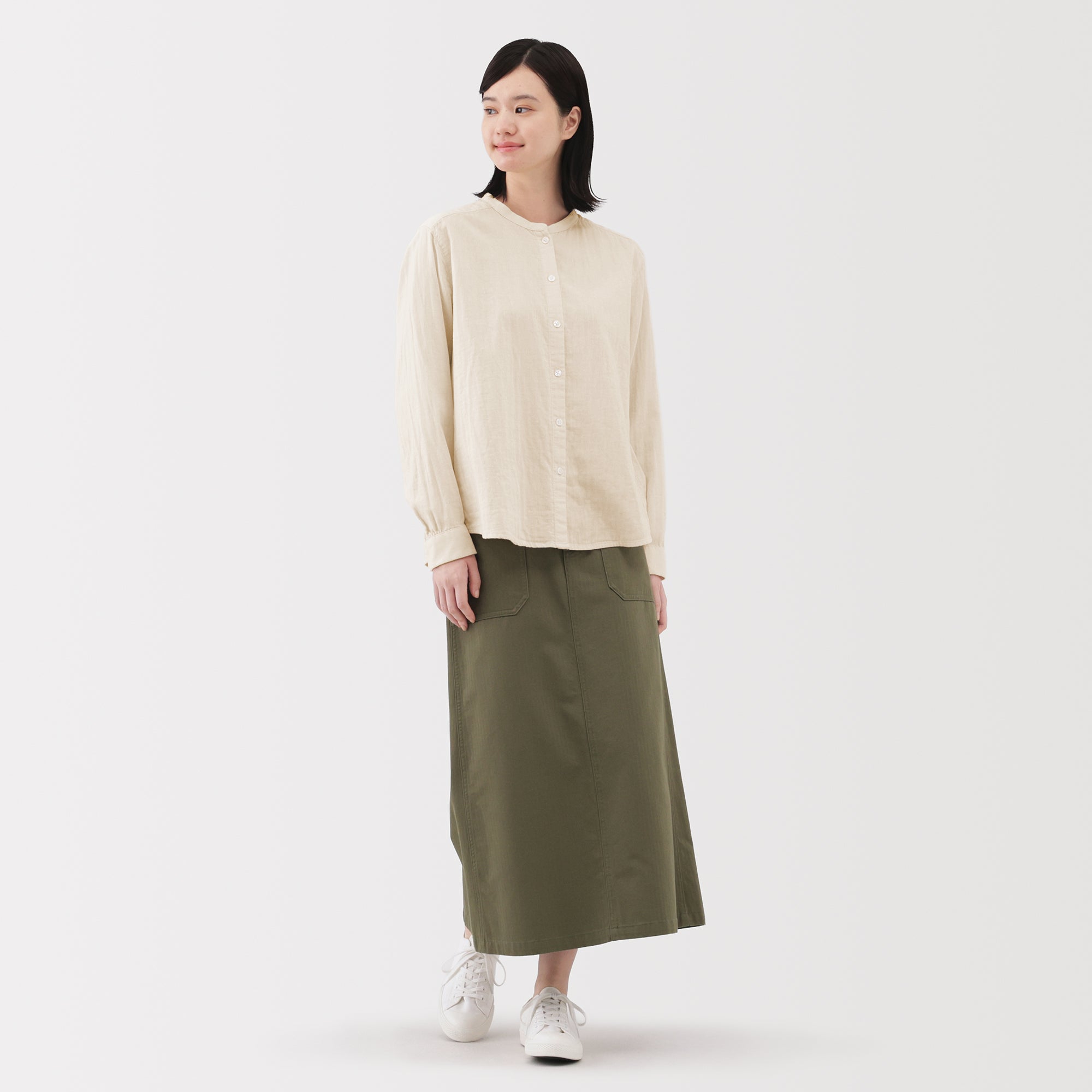 Kapok Blend Double Gauze Blouse - Image 22