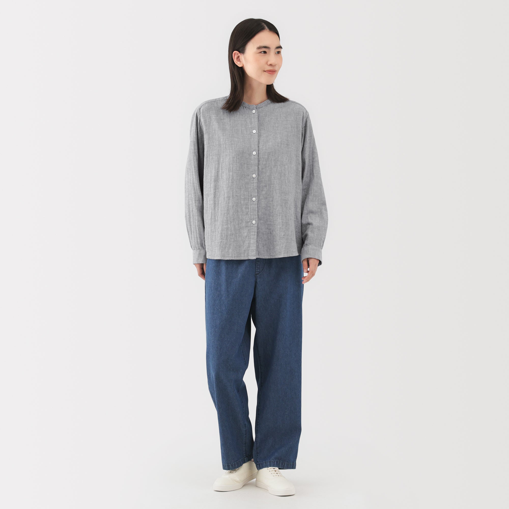 Kapok Blend Double Gauze Blouse - Image 31