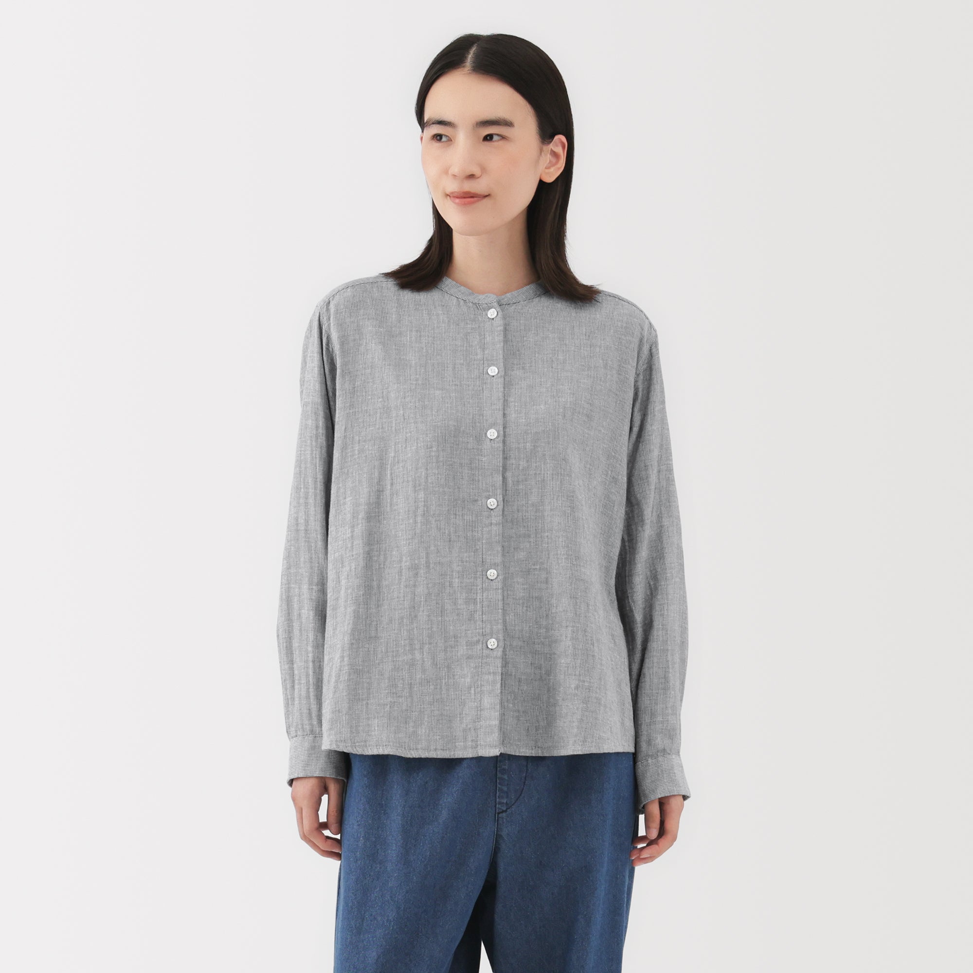 Kapok Blend Double Gauze Blouse - Image 30
