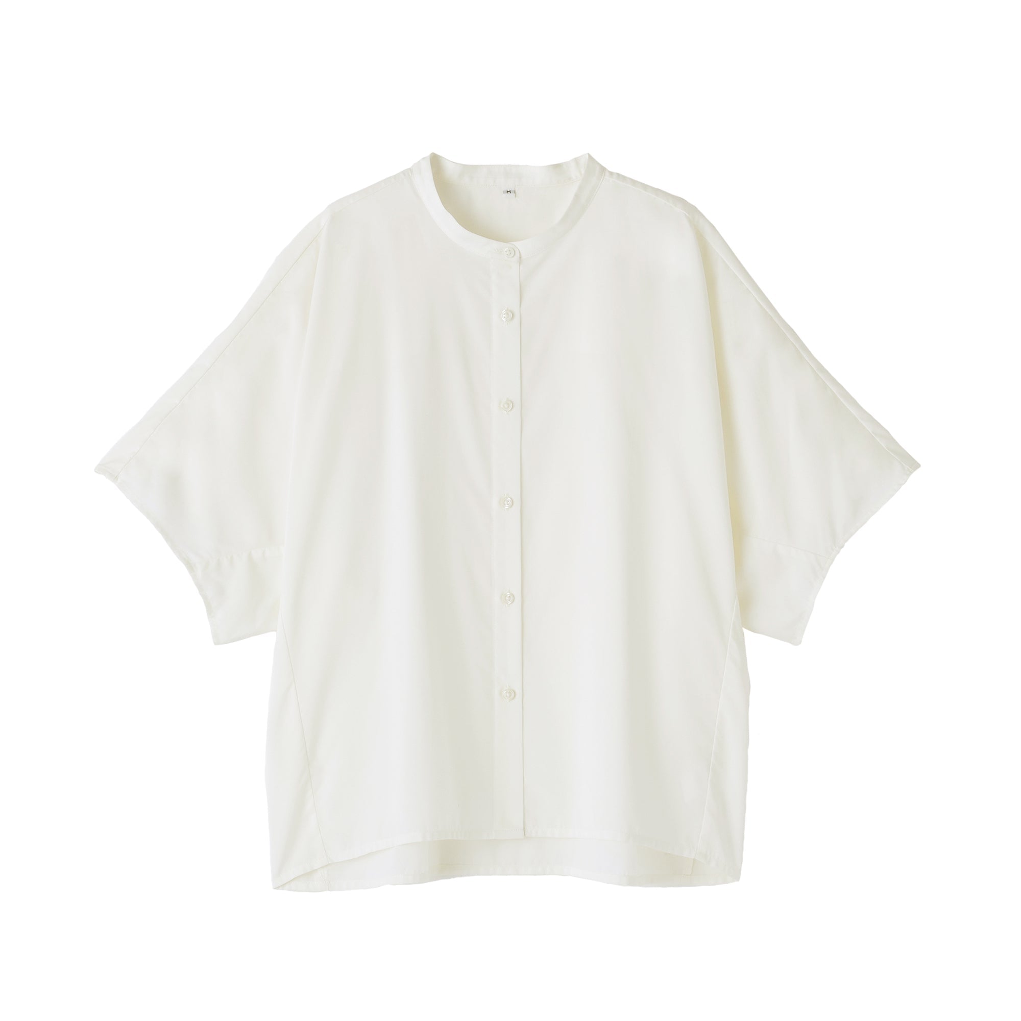 Lyocell Blend Half-Sleeve Blouse - Image 2