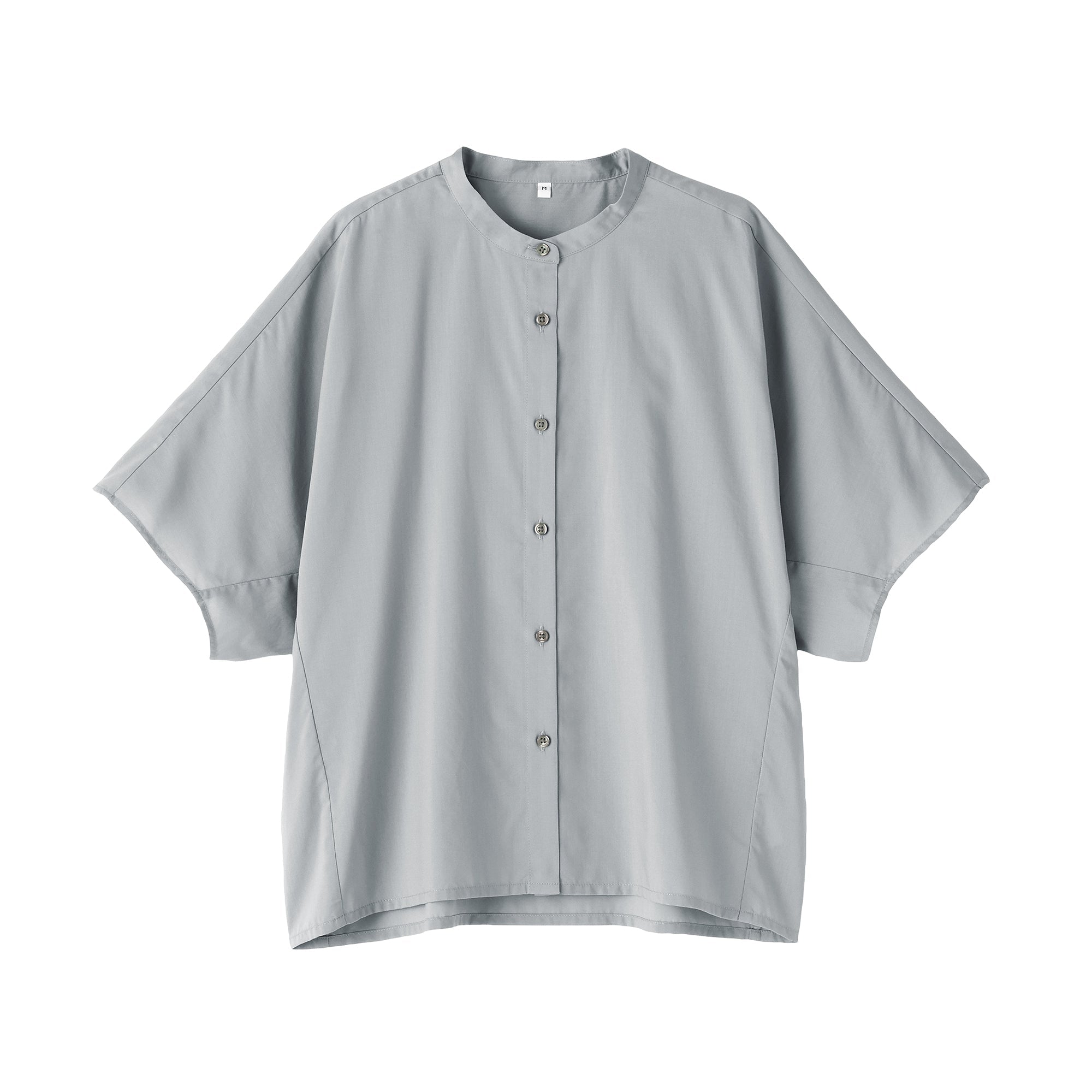 Lyocell Blend Half-Sleeve Blouse - Image 12