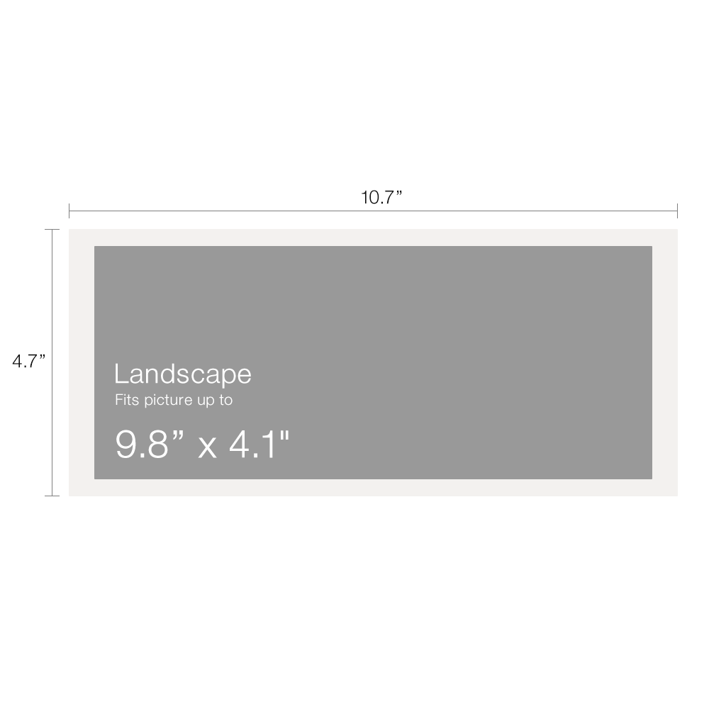 Magnetic Acrylic Photo Frame - Landscape - Image 5